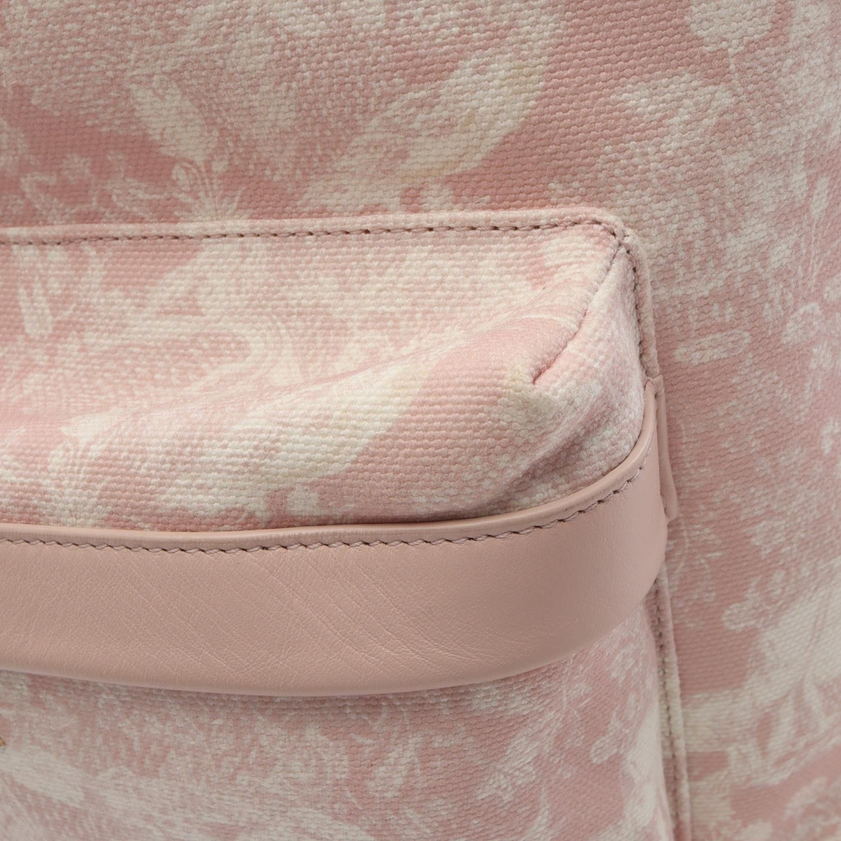 Dior Dior Dior Canvas Leather Backpack Textile Backpack DUTY FREE for USA Size ONE SIZE - 7 Thumbnail