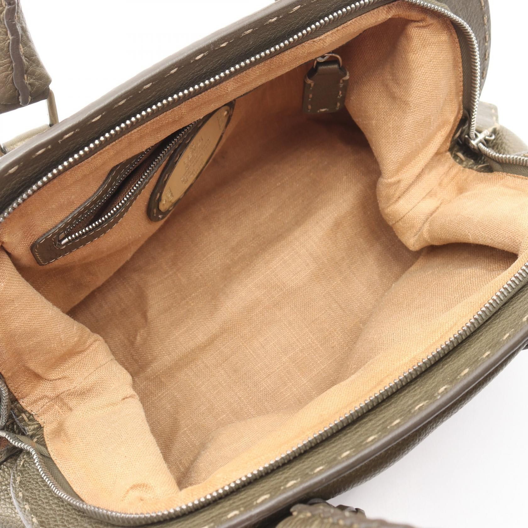 Fendi Fendi FENDI Selleria Leather Handbag Leather Handbag 8BN127 DUTY FREE for USA Size ONE SIZE - 3 Thumbnail