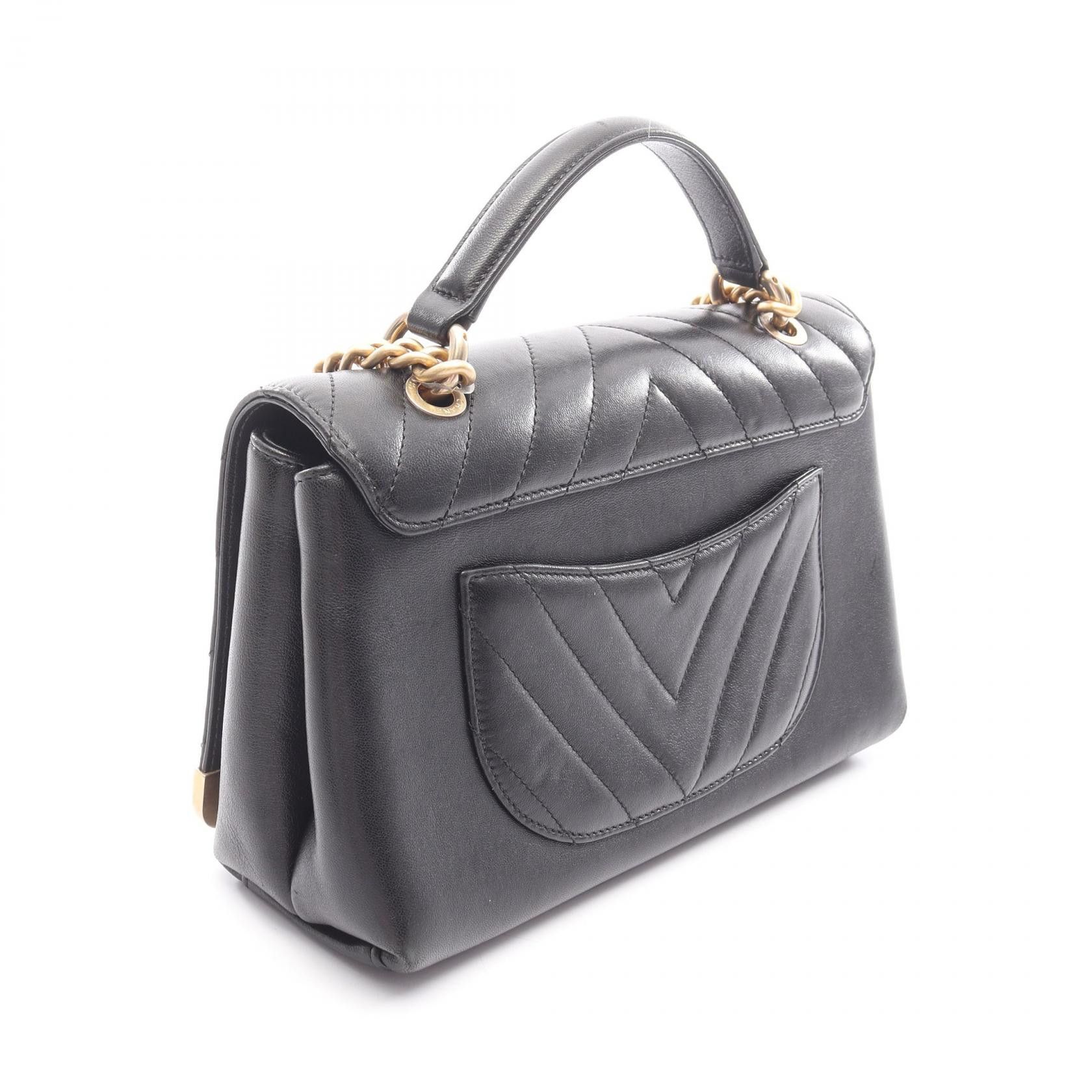 Chanel Chanel Chanel Top Handle V Stitch Lambskin Shoulder Bag Leather Shoulder Bag DUTY FREE for USA Size ONE SIZE - 2 Thumbnail