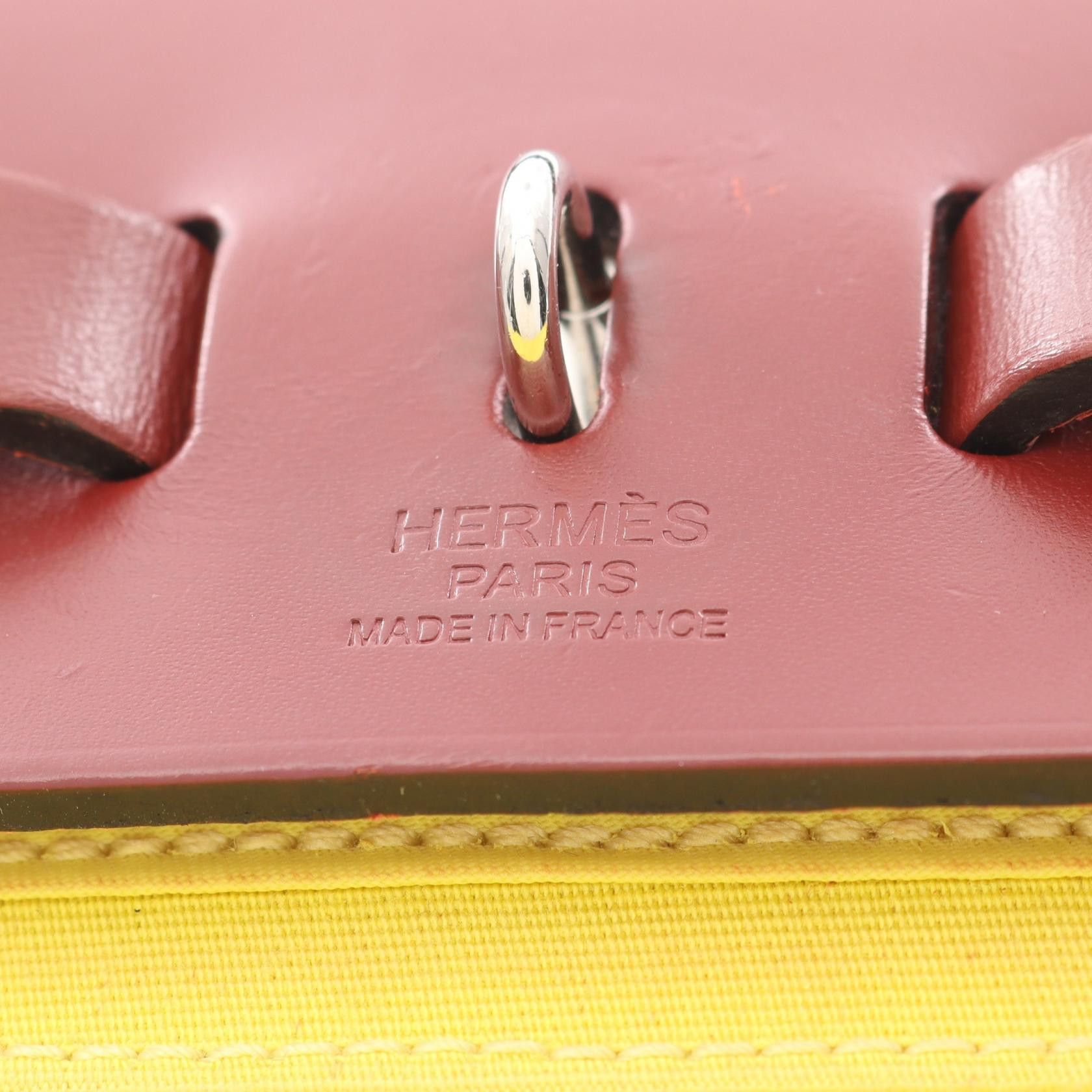 Hermes Hermes Hermes Herbag Zip PM Canvas Leather Handbag Leather Handbag X2016 DUTY FREE for USA Size ONE SIZE - 4 Thumbnail