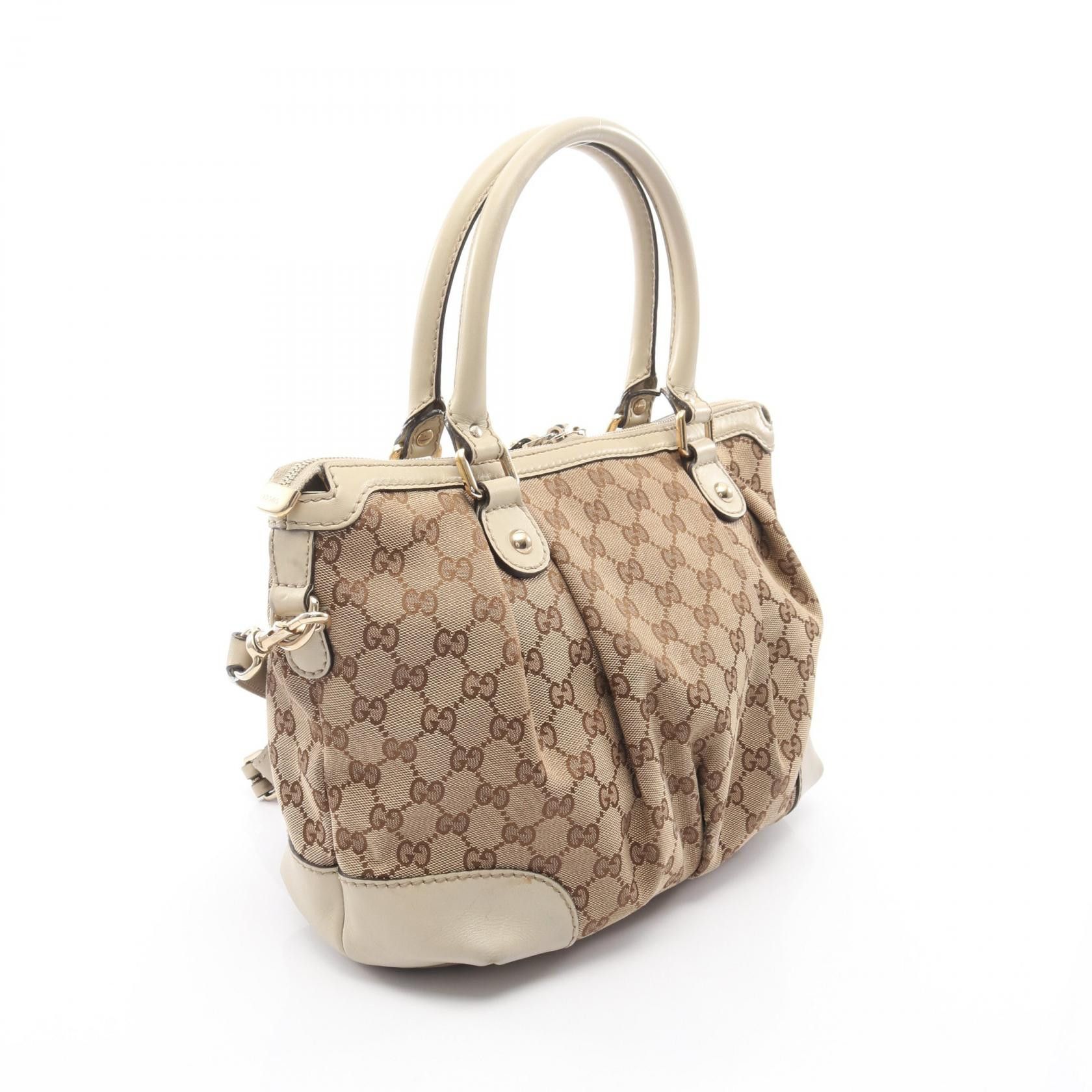 Gucci Gucci Gucci Sukey GG Canvas Leather 2way Handbag Textile Handbag 247902 DUTY FREE for USA Size ONE SIZE - 2 Thumbnail