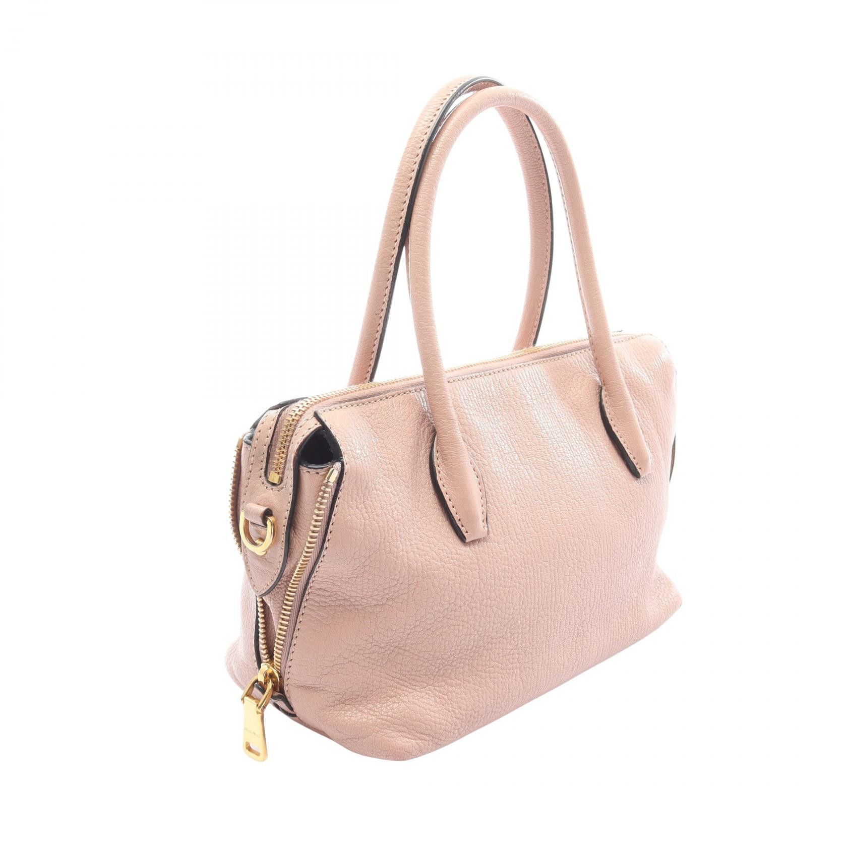 Miu Miu Miu Miu Miu Miu MADRAS leather 2way handbag Leather Handbag DUTY FREE for USA Size ONE SIZE - 2 Thumbnail
