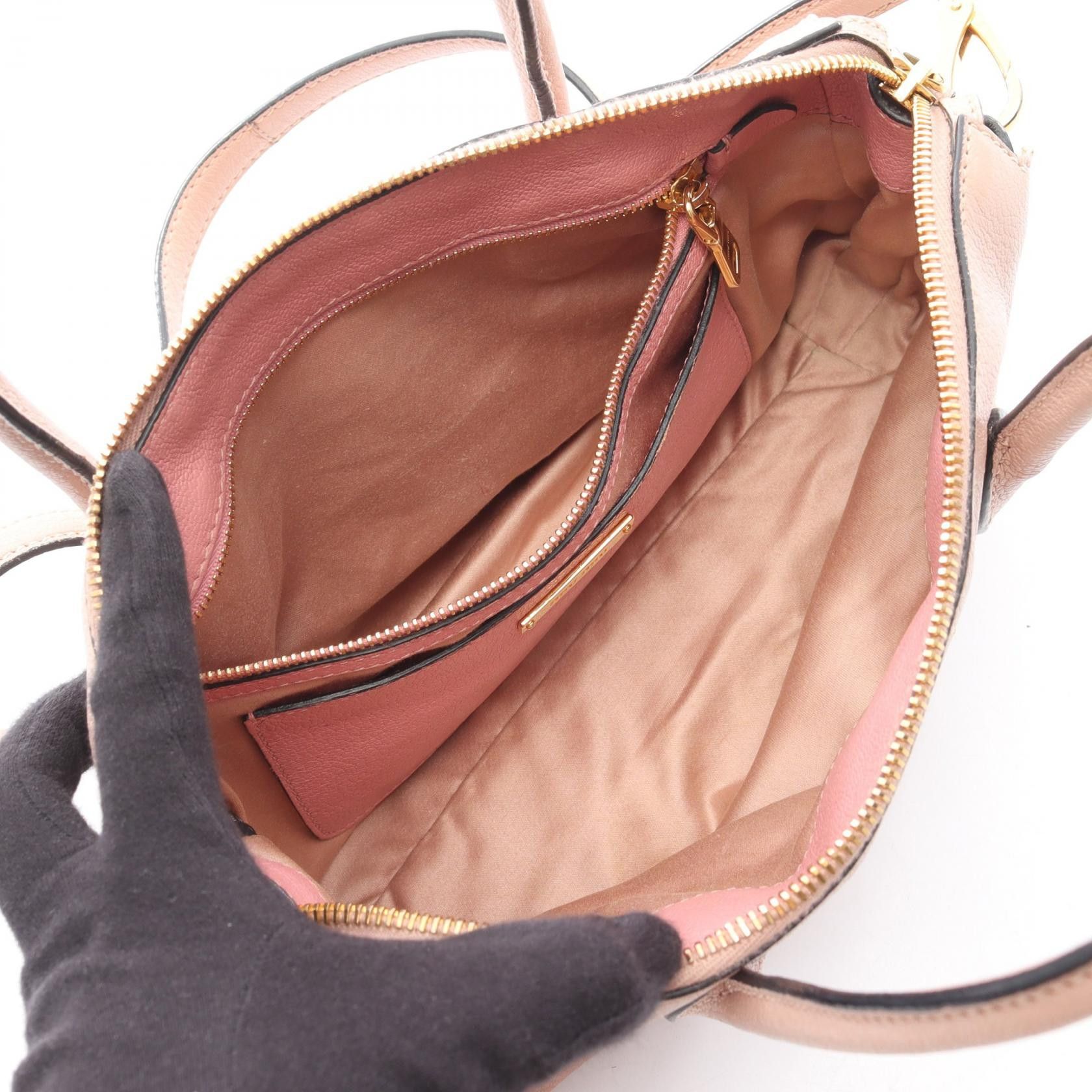 Miu Miu Miu Miu Miu Miu MADRAS leather 2way handbag Leather Handbag DUTY FREE for USA Size ONE SIZE - 3 Thumbnail