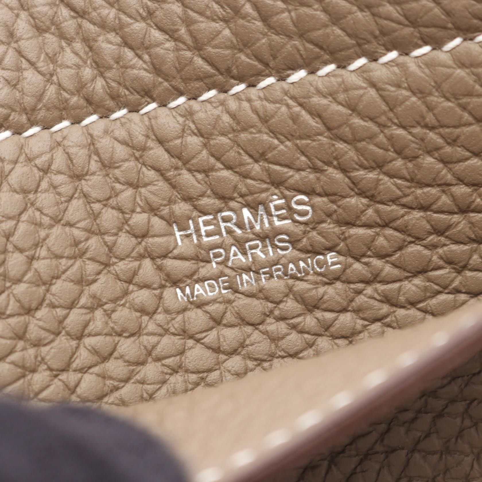 Hermes Hermes Hermes Cabas Sellier46 Calf Leather Tote Bag Leather Tote Bag W DUTY FREE for USA Size ONE SIZE - 4 Thumbnail