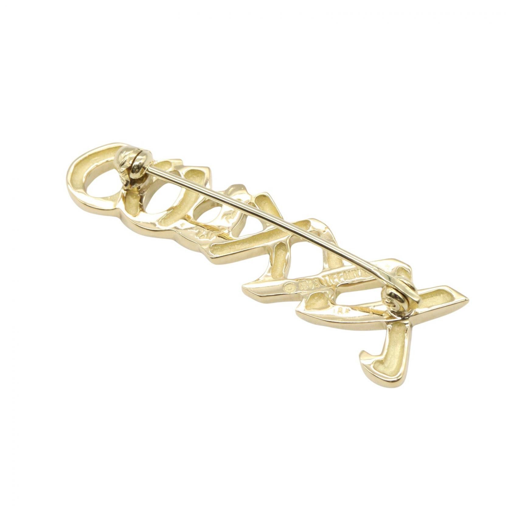 Tiffany & Co. Tiffany & Co. Tiffany＆Co KISS Au750 Brooch Precious Metal Brooch DUTY FREE for USA Size ONE SIZE - 3 Thumbnail