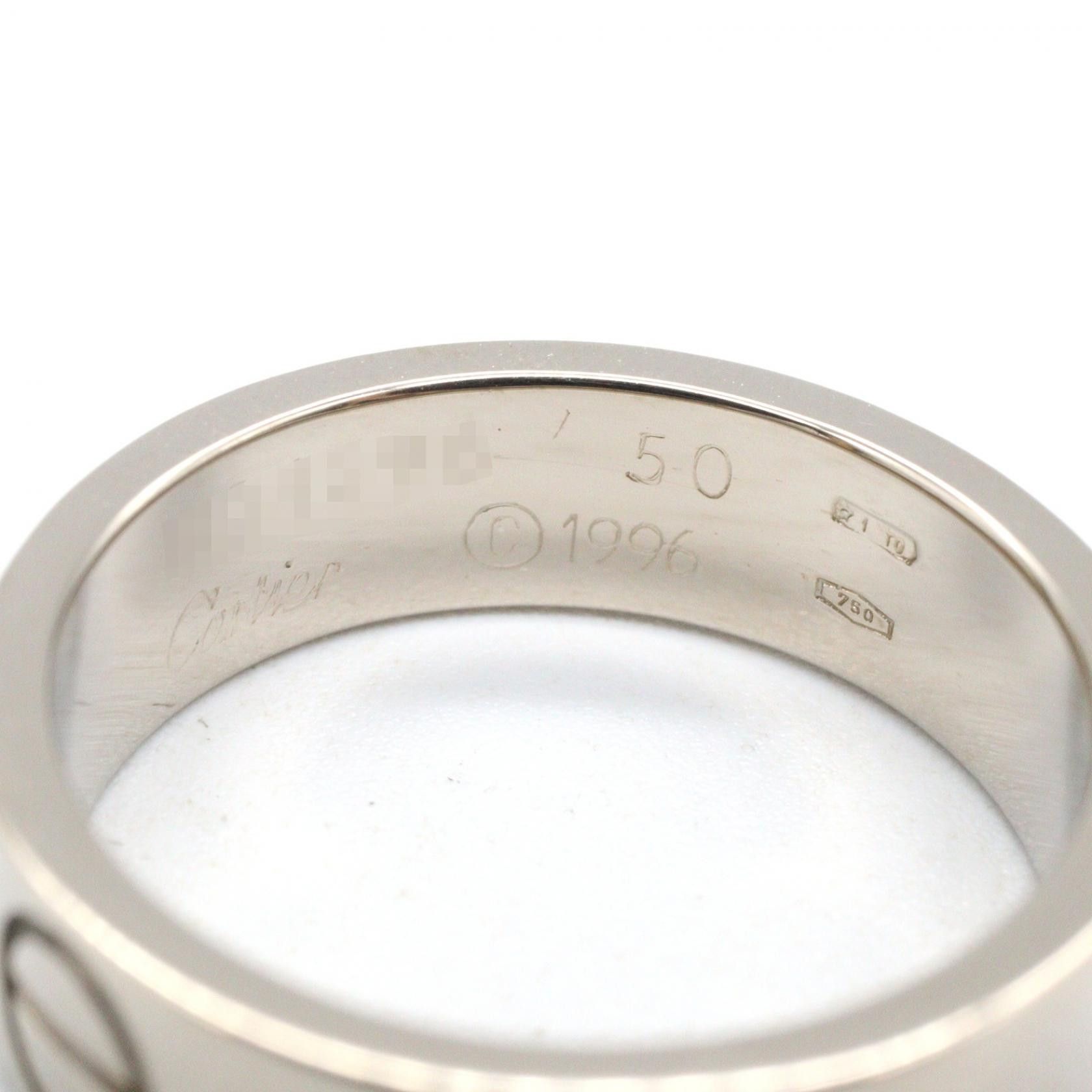 Cartier Cartier Cartier Love Au750 White Gold Ring Size 9 Precious Metal Ring B4084700 DUTY FREE for USA Size ONE SIZE - 3 Thumbnail