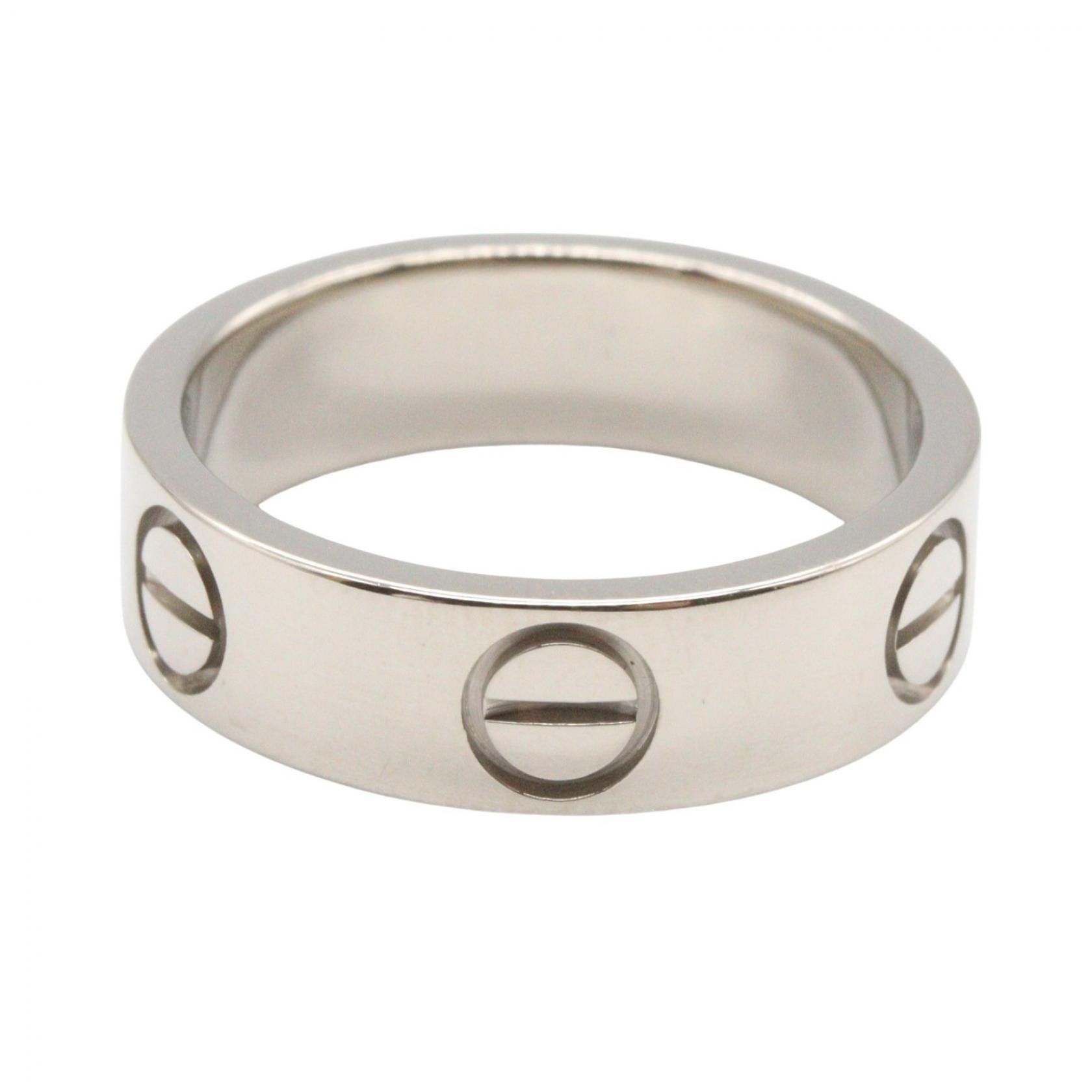 Cartier Cartier Cartier Love Au750 White Gold Ring Size 9 Precious Metal Ring B4084700 DUTY FREE for USA Size ONE SIZE - 2 Thumbnail
