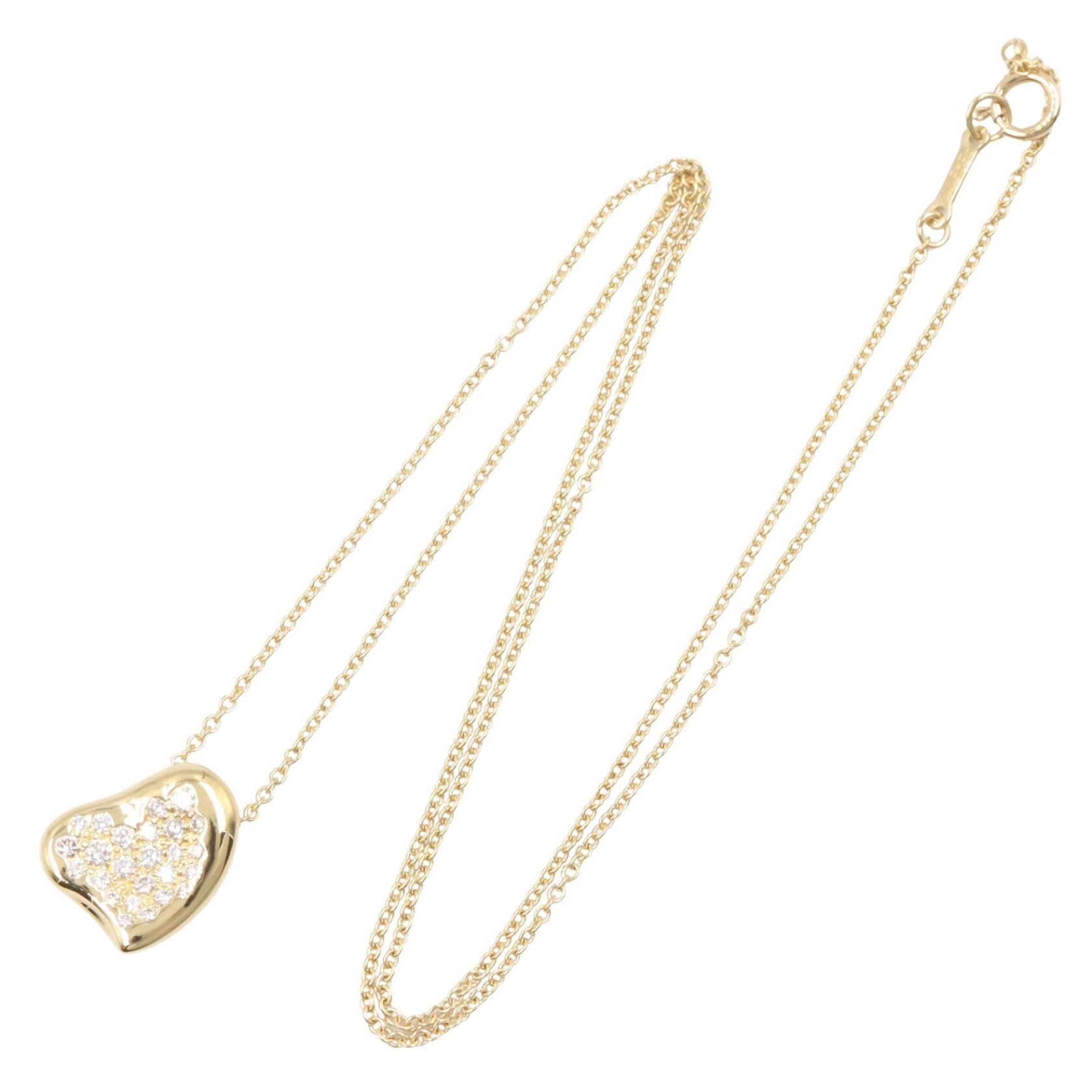Tiffany & Co. Tiffany & Co. TIFFANY＆CO Full Heart Au750 Diamond Necklace Precious Metal Necklace DUTY FREE for USA Size ONE SIZE - 2 Thumbnail