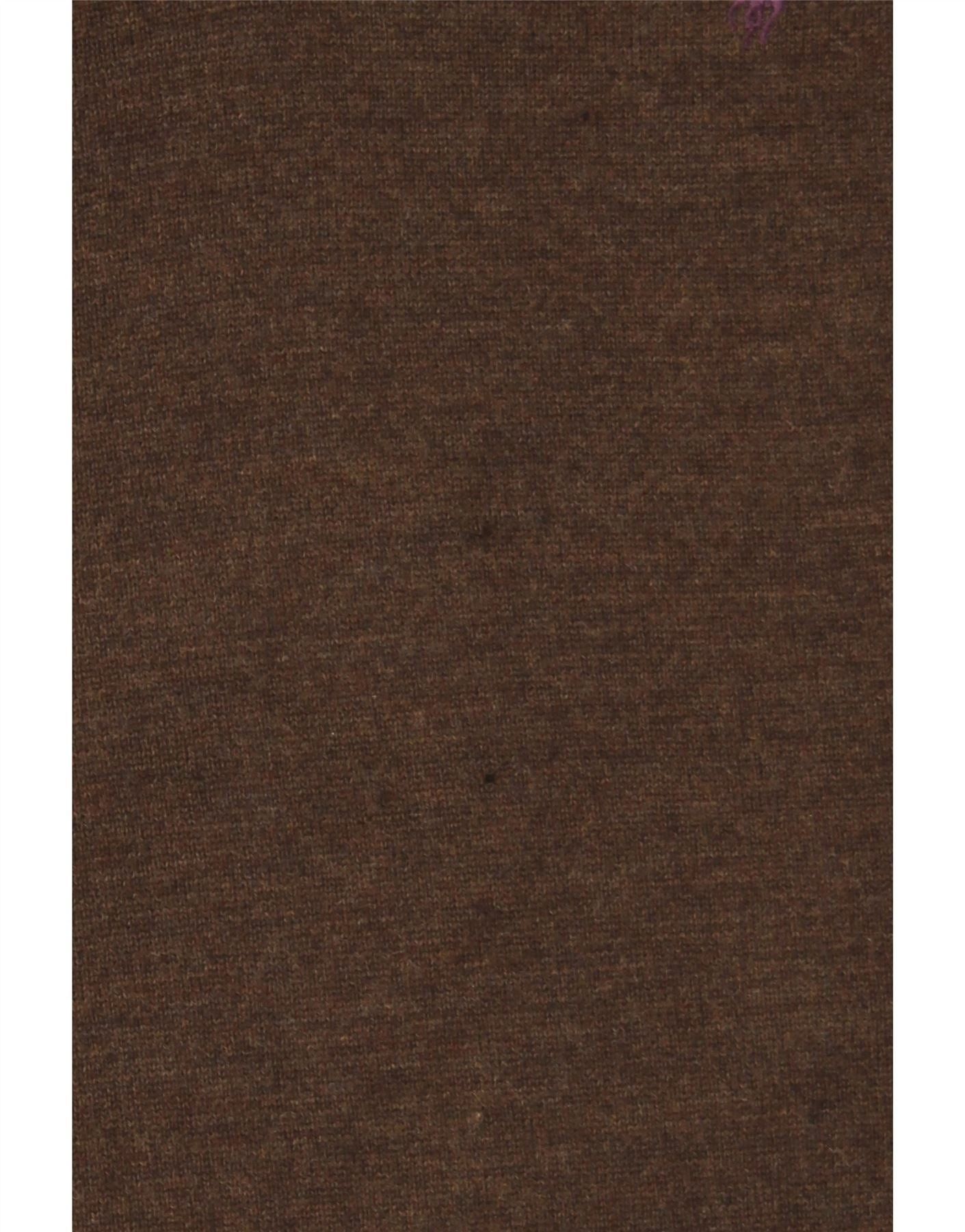 Polo Ralph Lauren Boys V-Neck Jumper Sweater 15-16 Years Large Brown Wool Size XL / US 12-14 / IT 48-50 - 3 Thumbnail