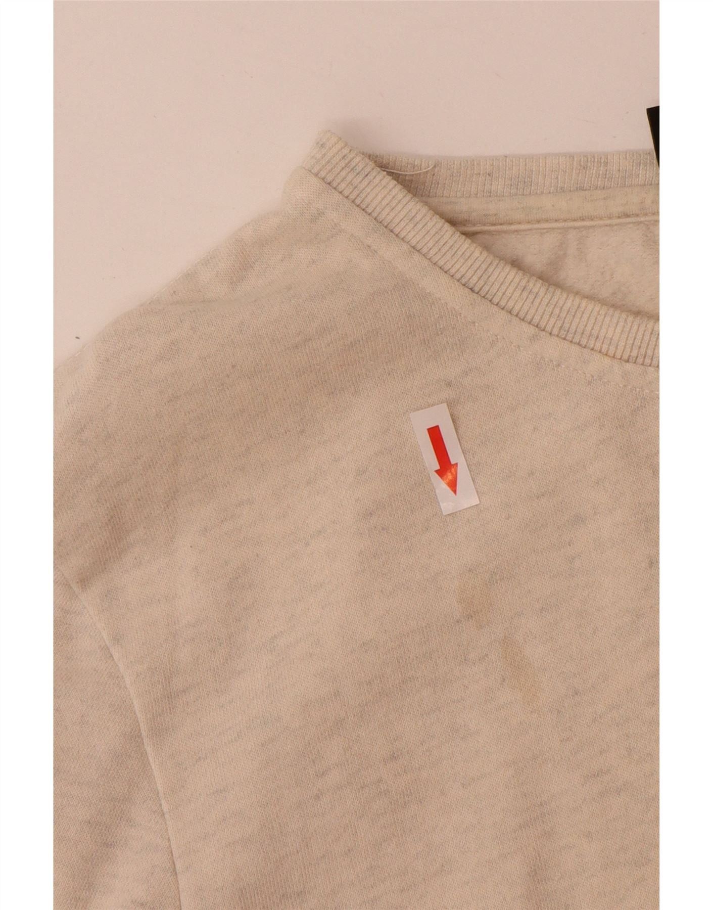 Oakley Mens Sweatshirt Jumper Medium Off White Flecked Size US L / EU 52-54 / 3 - 3 Thumbnail