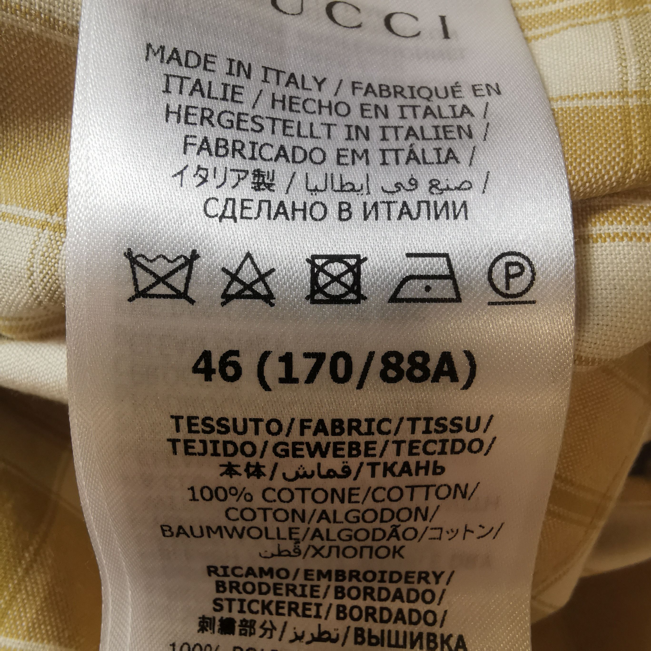 Gucci Gucci Men s Button Ups Size US S / EU 44-46 / 1 - 7 Thumbnail