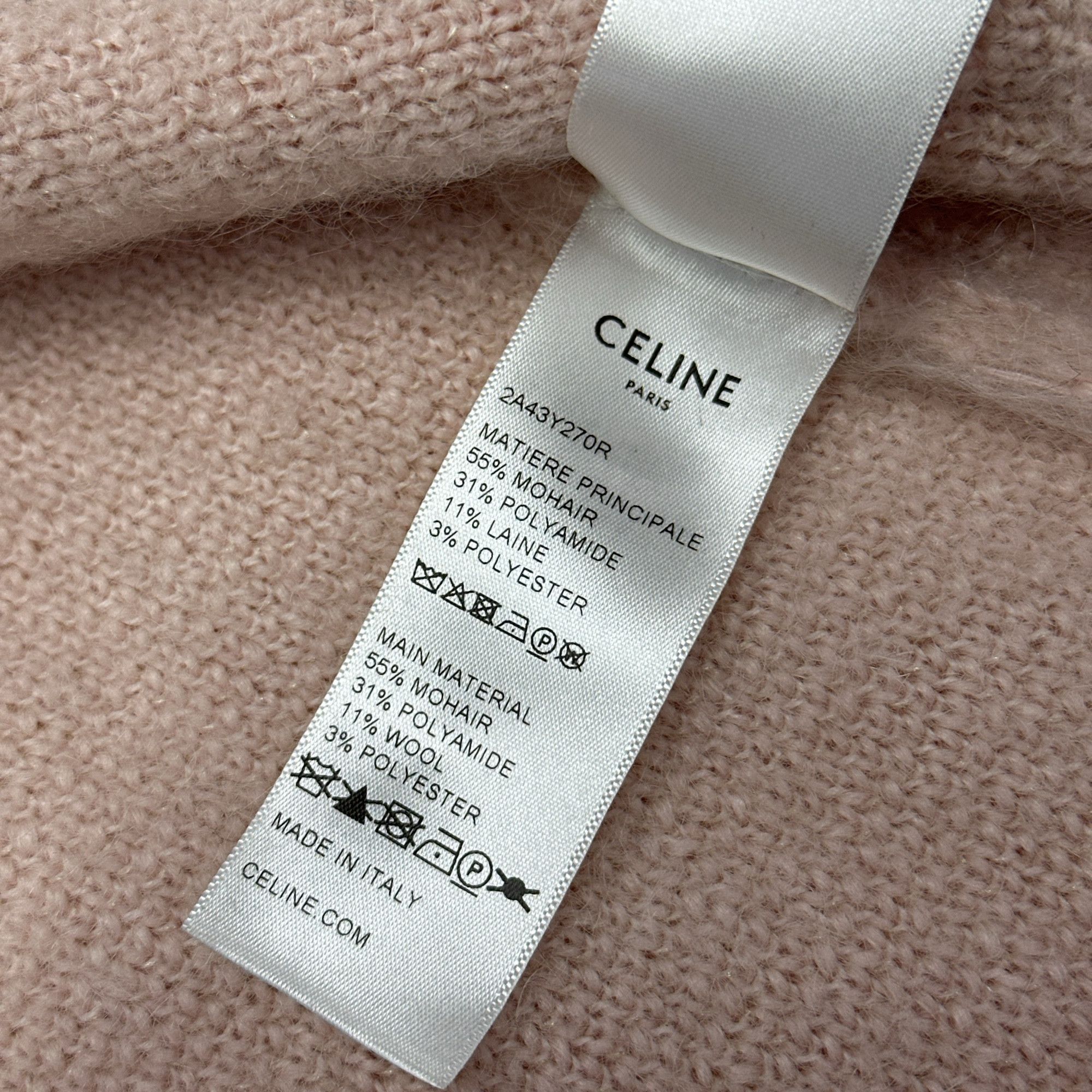 Celine Celine Mohair Blend Cardigan Size M Size M / US 6-8 / IT 42-44 - 4 Thumbnail