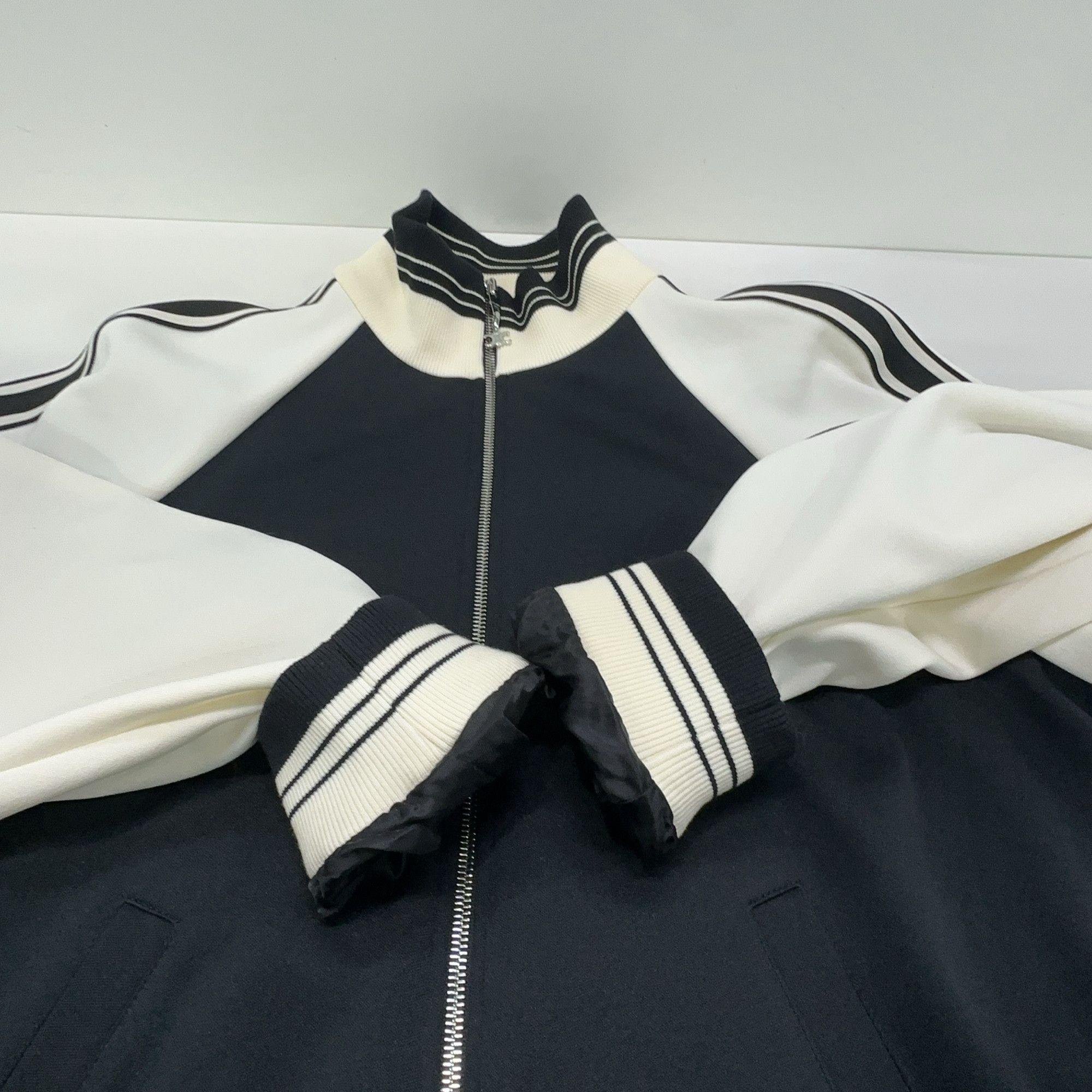 Celine CELINE Logo Zip Track Jacket Size L Size US L / EU 52-54 / 3 - 7 Thumbnail
