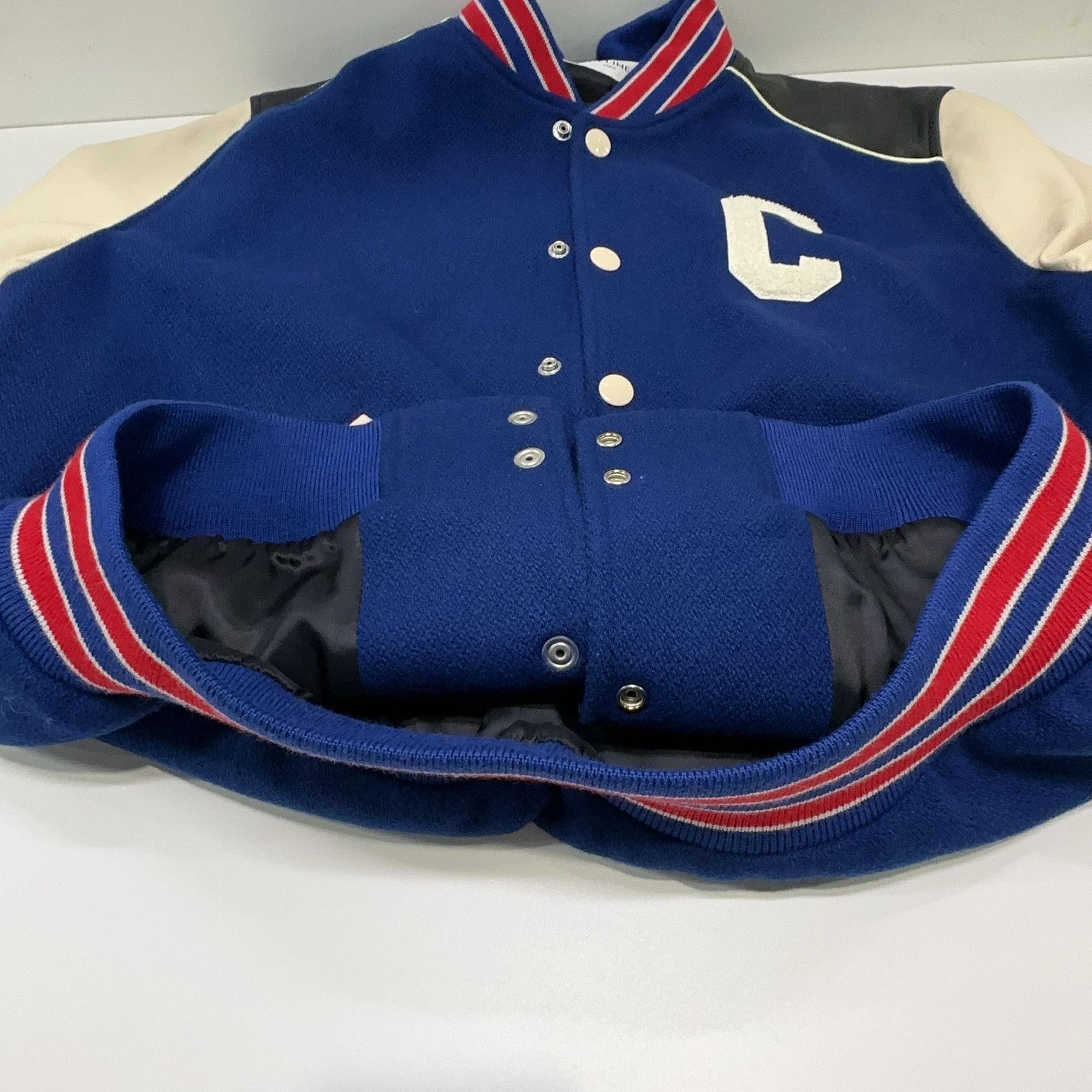 Celine Celine C Logo Varsity Jacket Size 52 Size US L / EU 52-54 / 3 - 9 Thumbnail