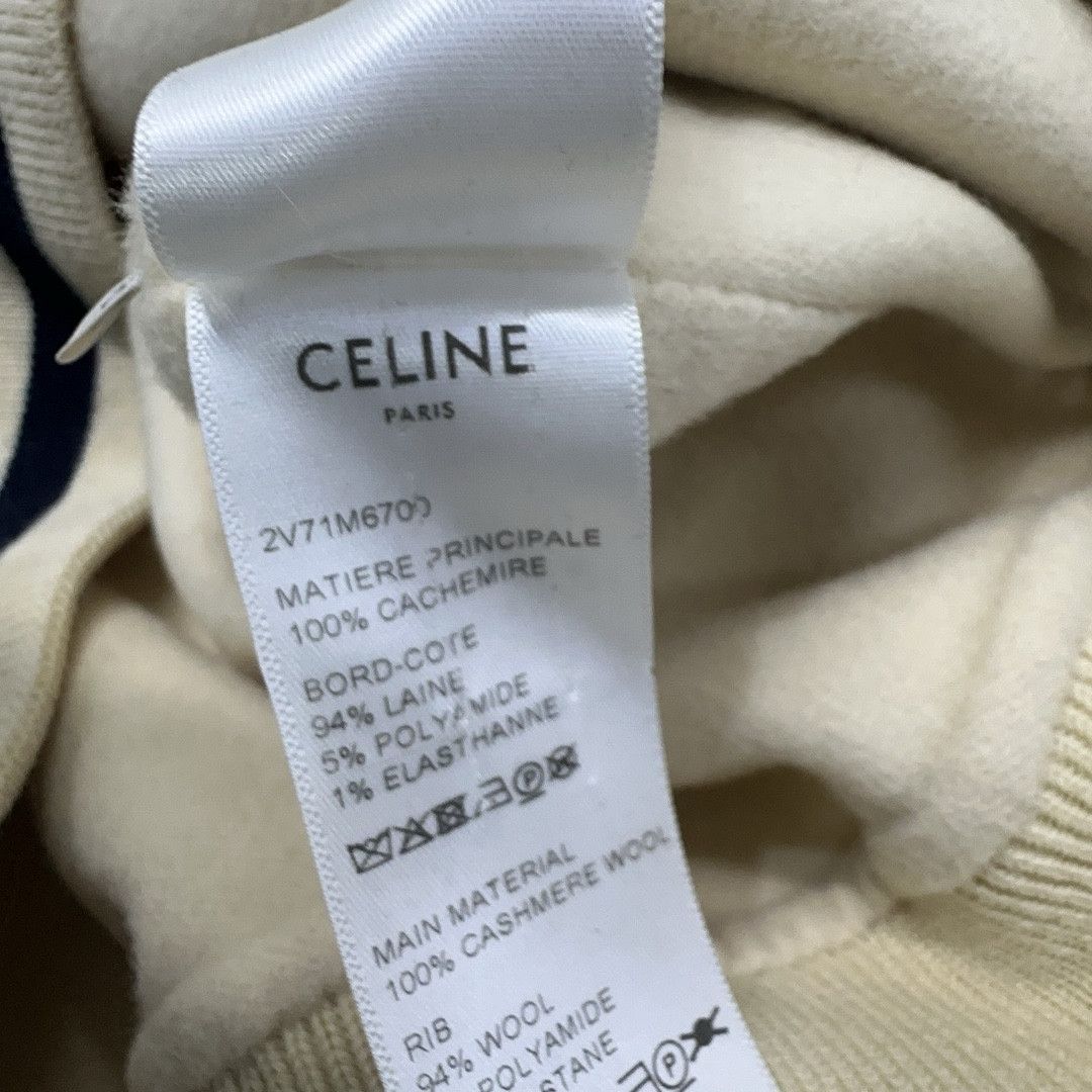 Celine CELINE Triomphe Logo Hooded Jacket Beige Size 40 Size M / US 6-8 / IT 42-44 - 5 Thumbnail