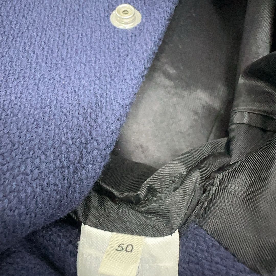 Celine Celine C Logo Varsity Bomber Jacket Navy Size 50 Size US M / EU 48-50 / 2 - 4 Thumbnail