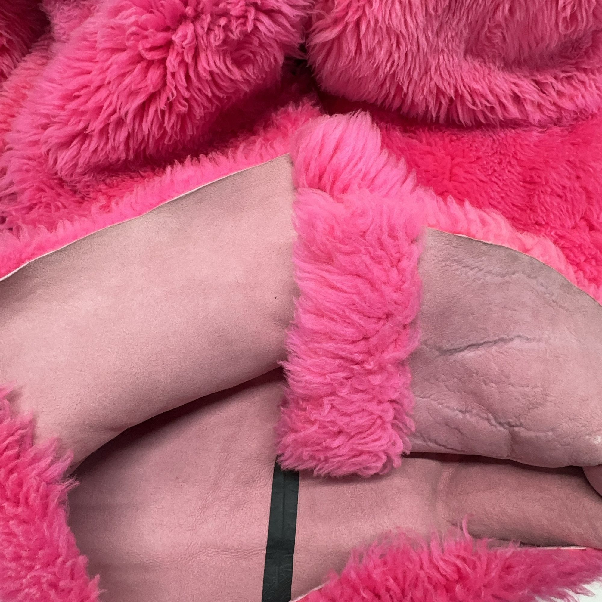 Celine Celine Pink Shearling Coat Size 38 Size S / US 4 / IT 40 - 8 Thumbnail