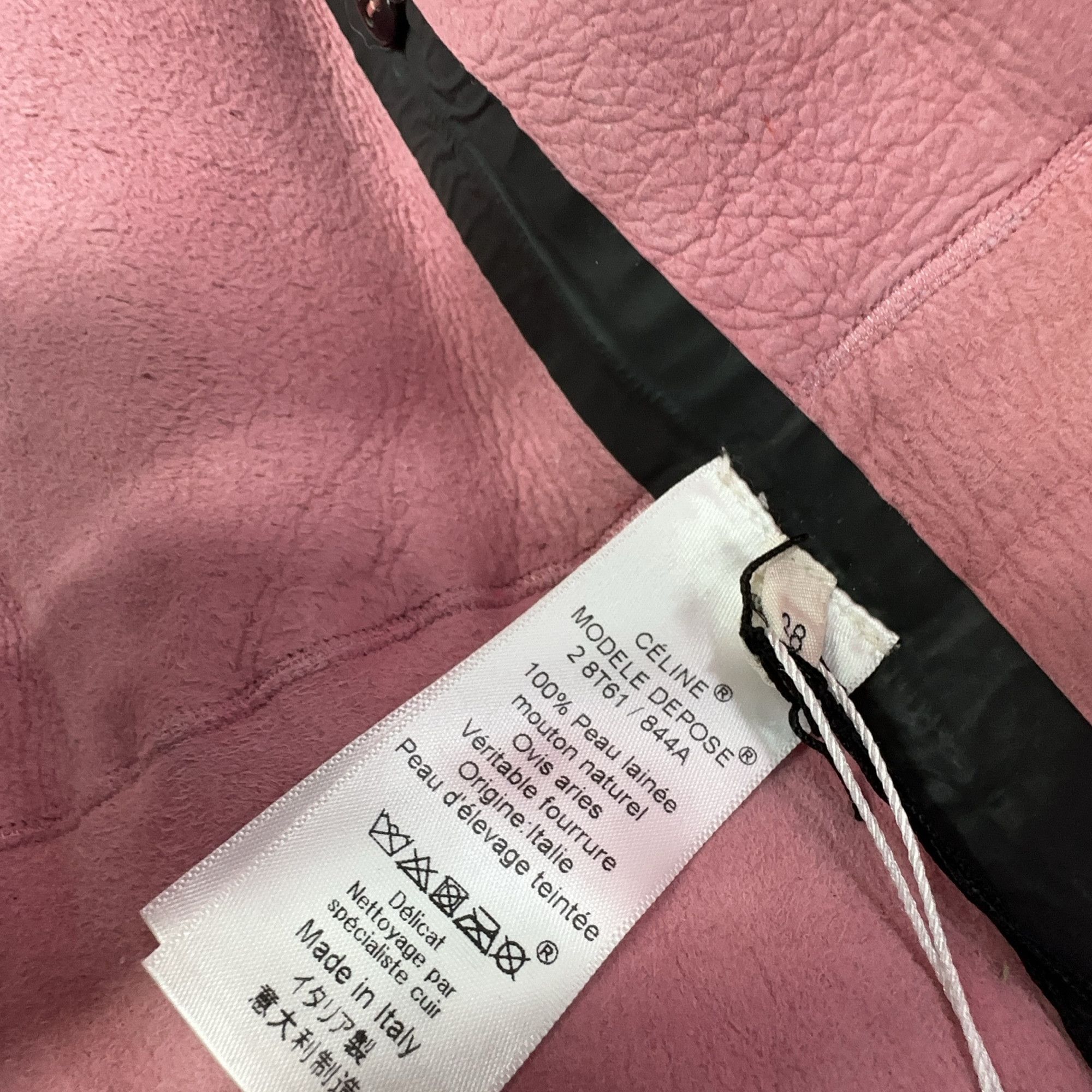 Celine Celine Pink Shearling Coat Size 38 Size S / US 4 / IT 40 - 5 Thumbnail