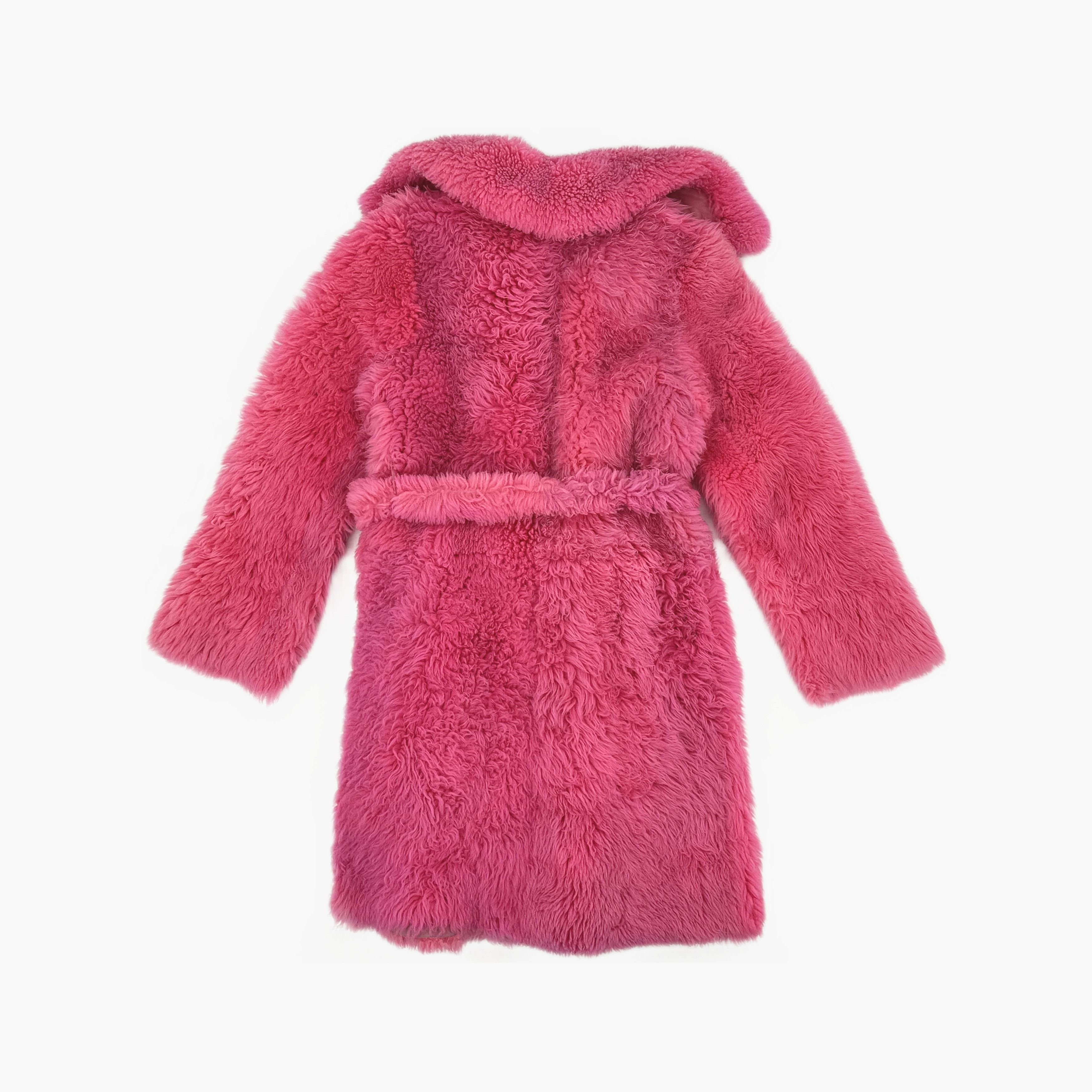 Celine Celine Pink Shearling Coat Size 38 Size S / US 4 / IT 40 - 2 Thumbnail