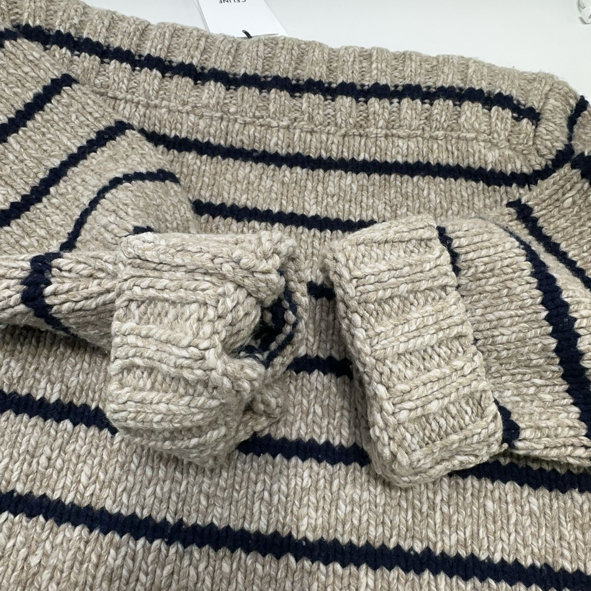 Celine Celine Striped Wool Sweater Size M Size M / US 6-8 / IT 42-44 - 9 Thumbnail