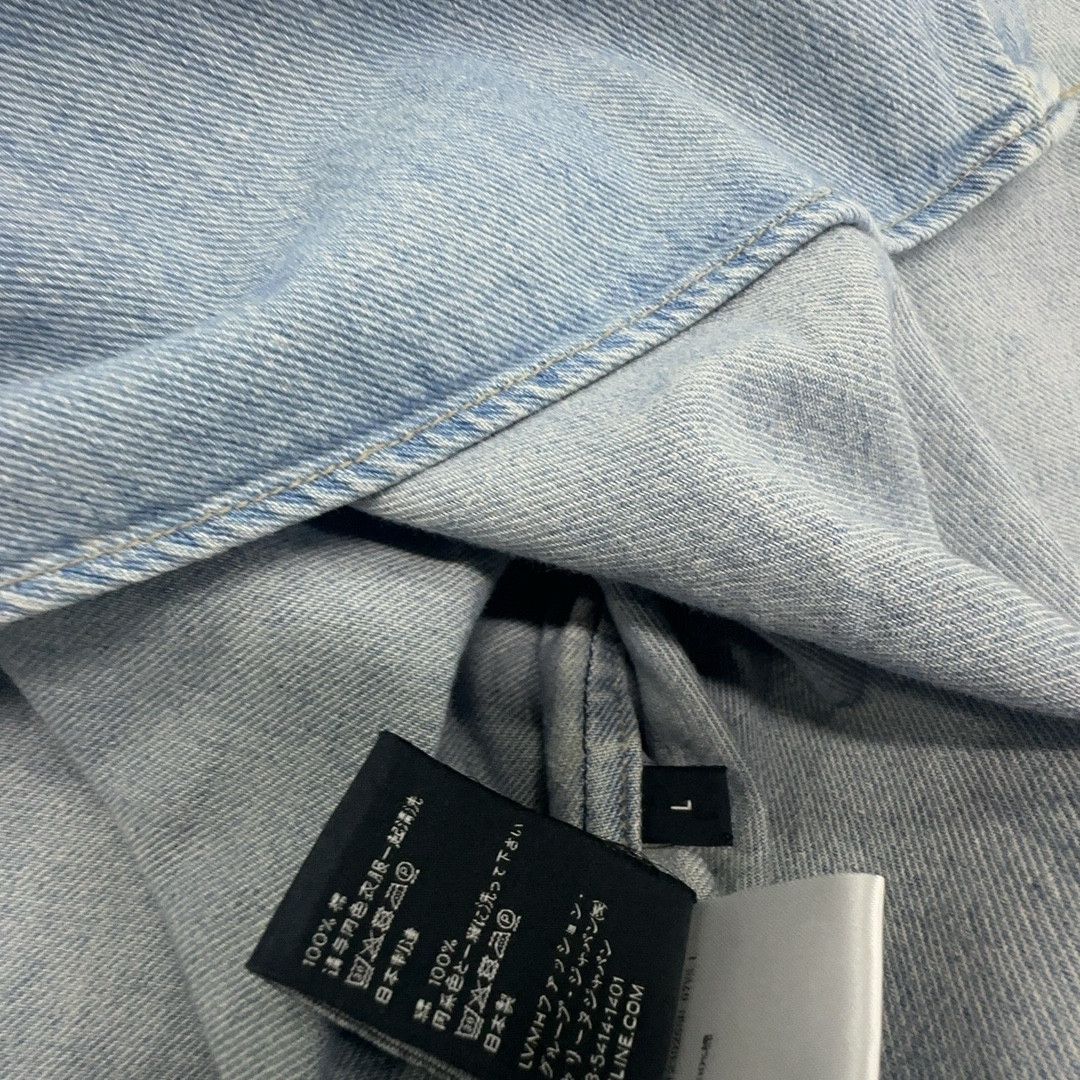 Celine Celine Denim Button Up Shirt Size L Size US L / EU 52-54 / 3 - 3 Thumbnail