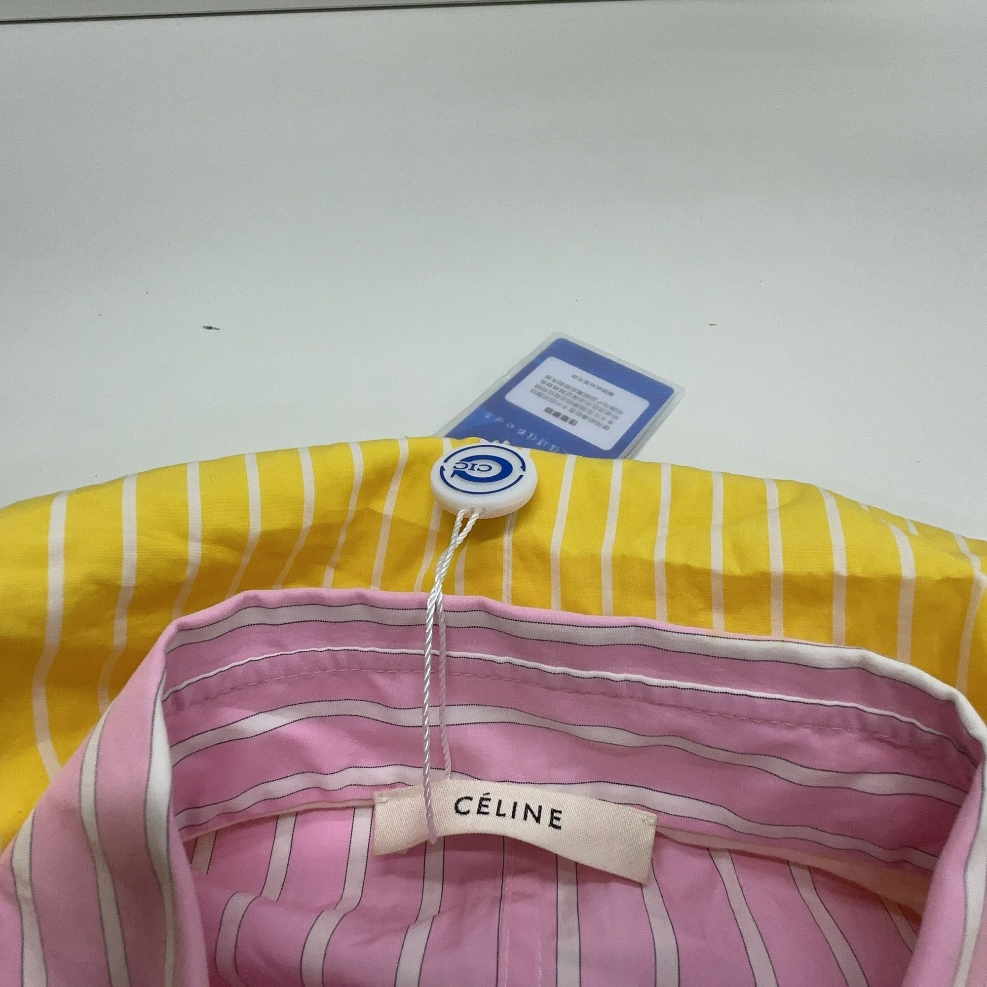 Celine Celine Striped Button Up Shirt Size 34 Size XS / US 0-2 / IT 36-38 - 4 Thumbnail