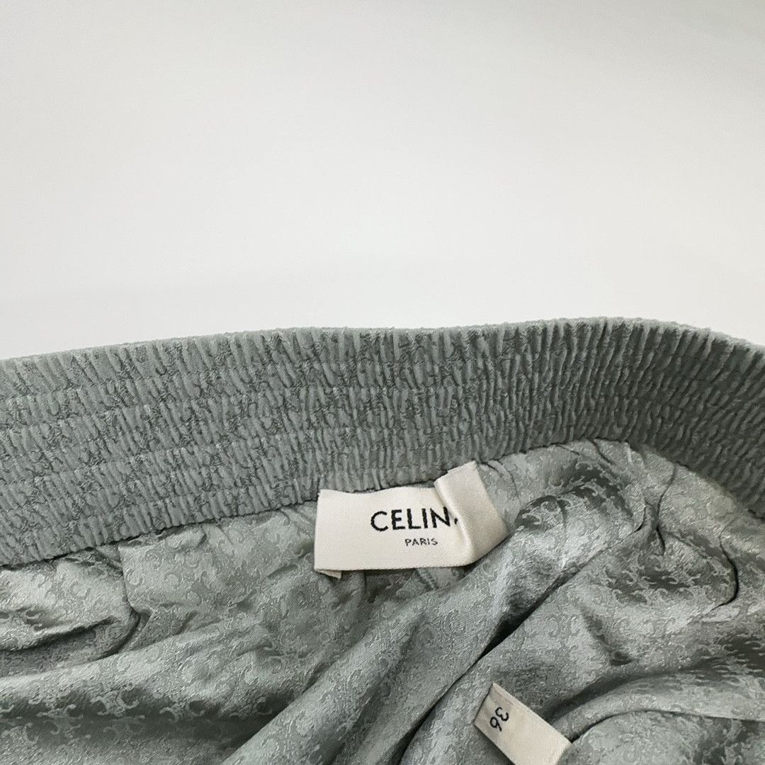 Celine Celine Monogram Silk Shorts Size 36 Size 26" / US 2 / IT 38 - 3 Thumbnail