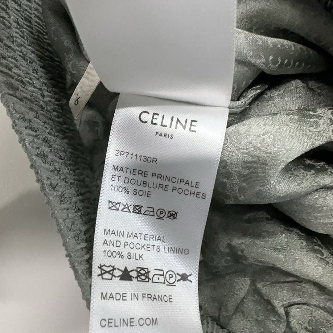 Celine Celine Monogram Silk Shorts Size 36 Size 26" / US 2 / IT 38 - 5 Thumbnail