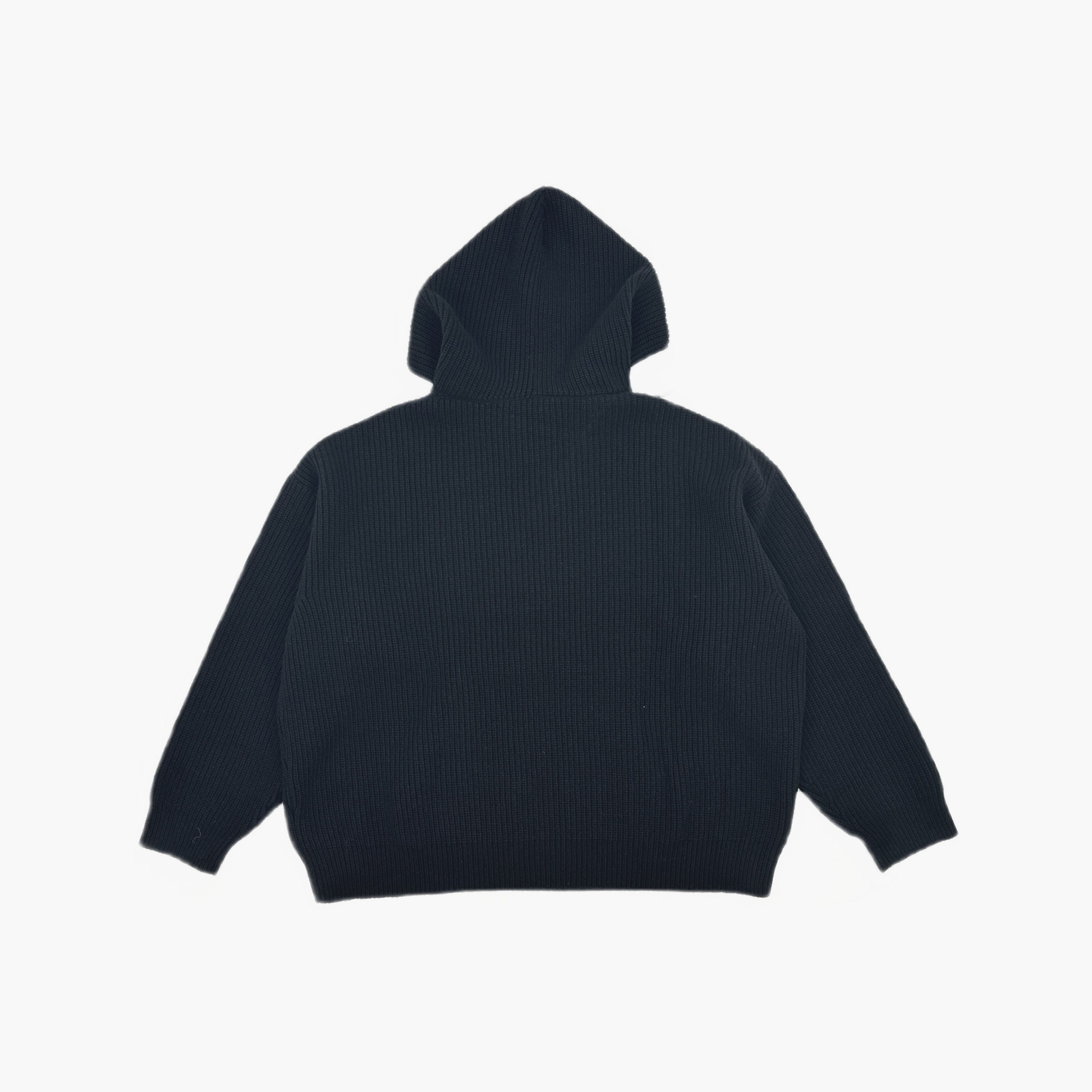 Celine CELINE Gradient Logo Knit Hoodie Size M Size US M / EU 48-50 / 2 - 2 Thumbnail