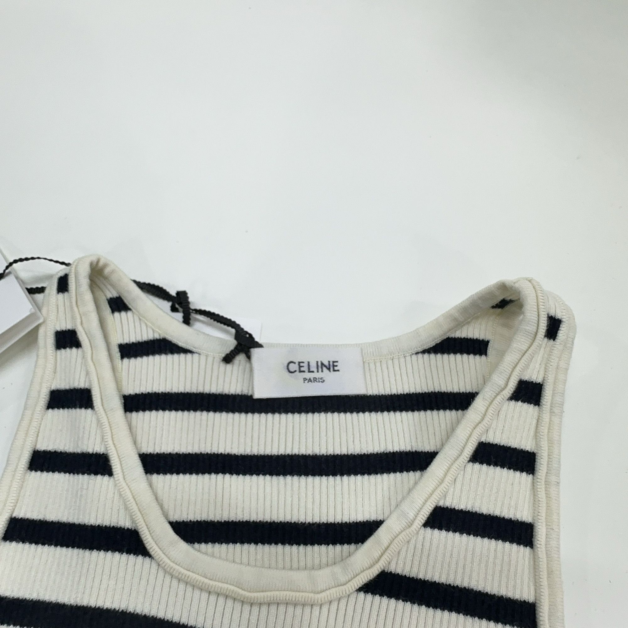 Celine Celine Striped Tank Top Size XS Size XS / US 0-2 / IT 36-38 - 6 Thumbnail