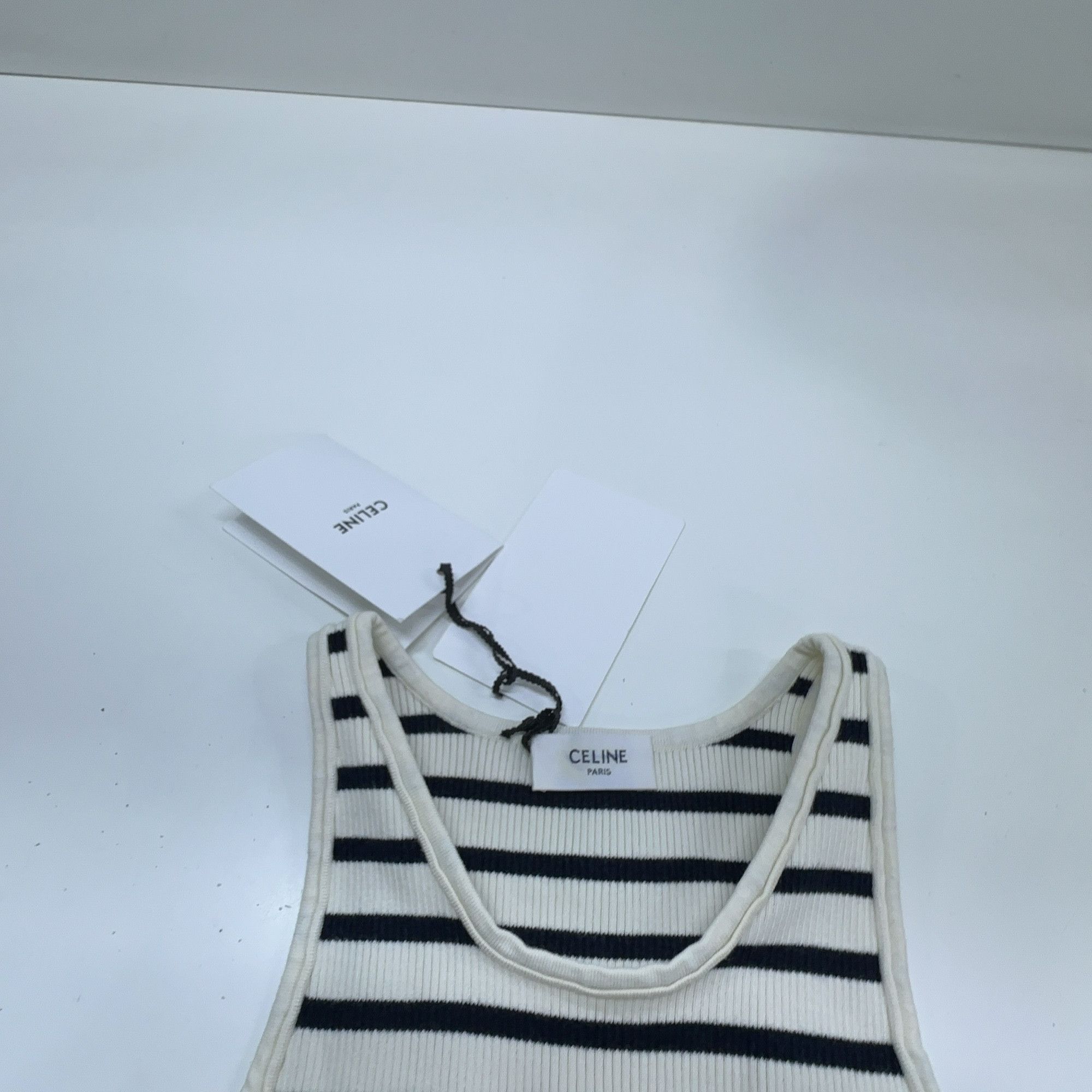 Celine Celine Striped Tank Top Size XS Size XS / US 0-2 / IT 36-38 - 7 Thumbnail