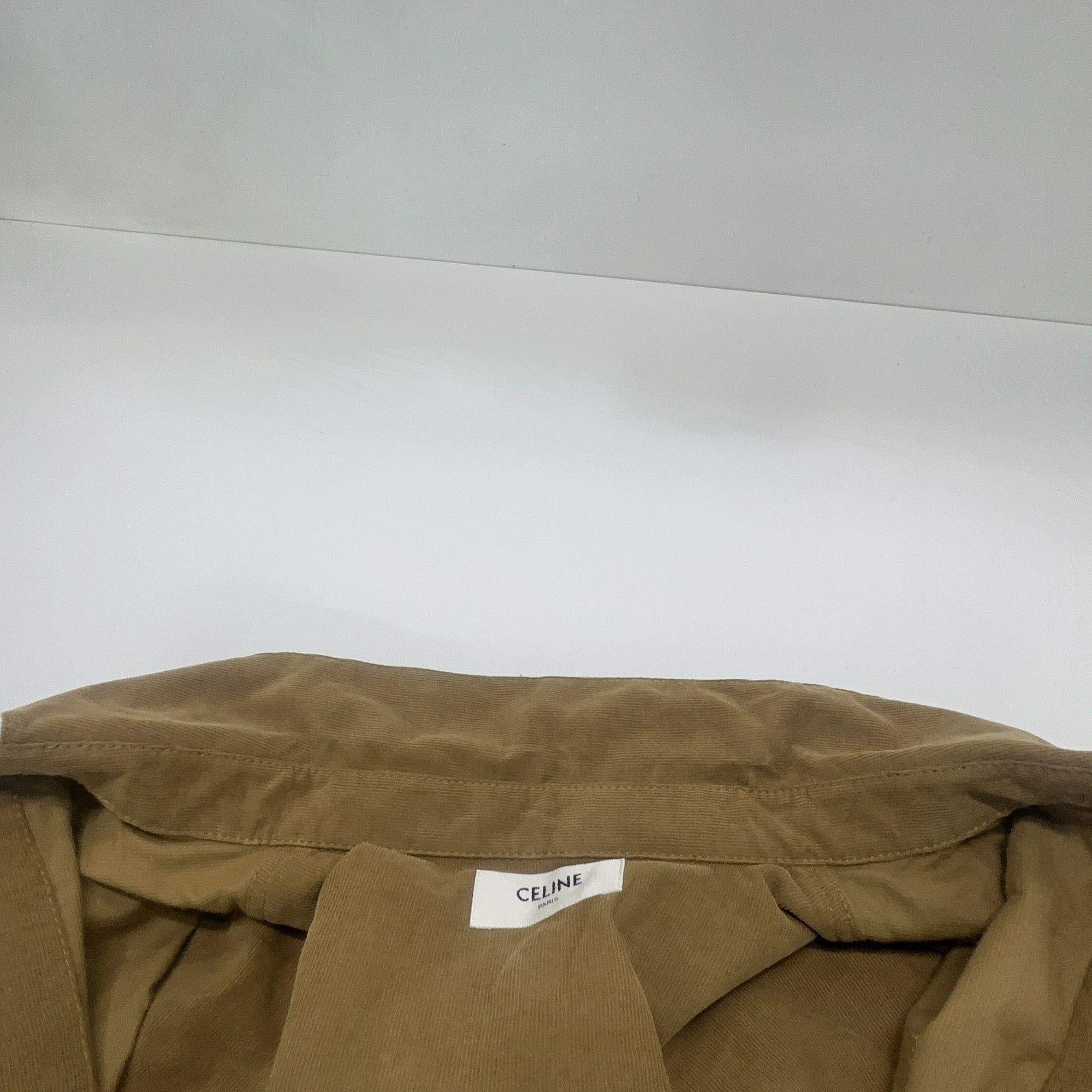 Celine CELINE Embroidered Corduroy Button Up Shirt Size S Size S / US 4 / IT 40 - 6 Thumbnail