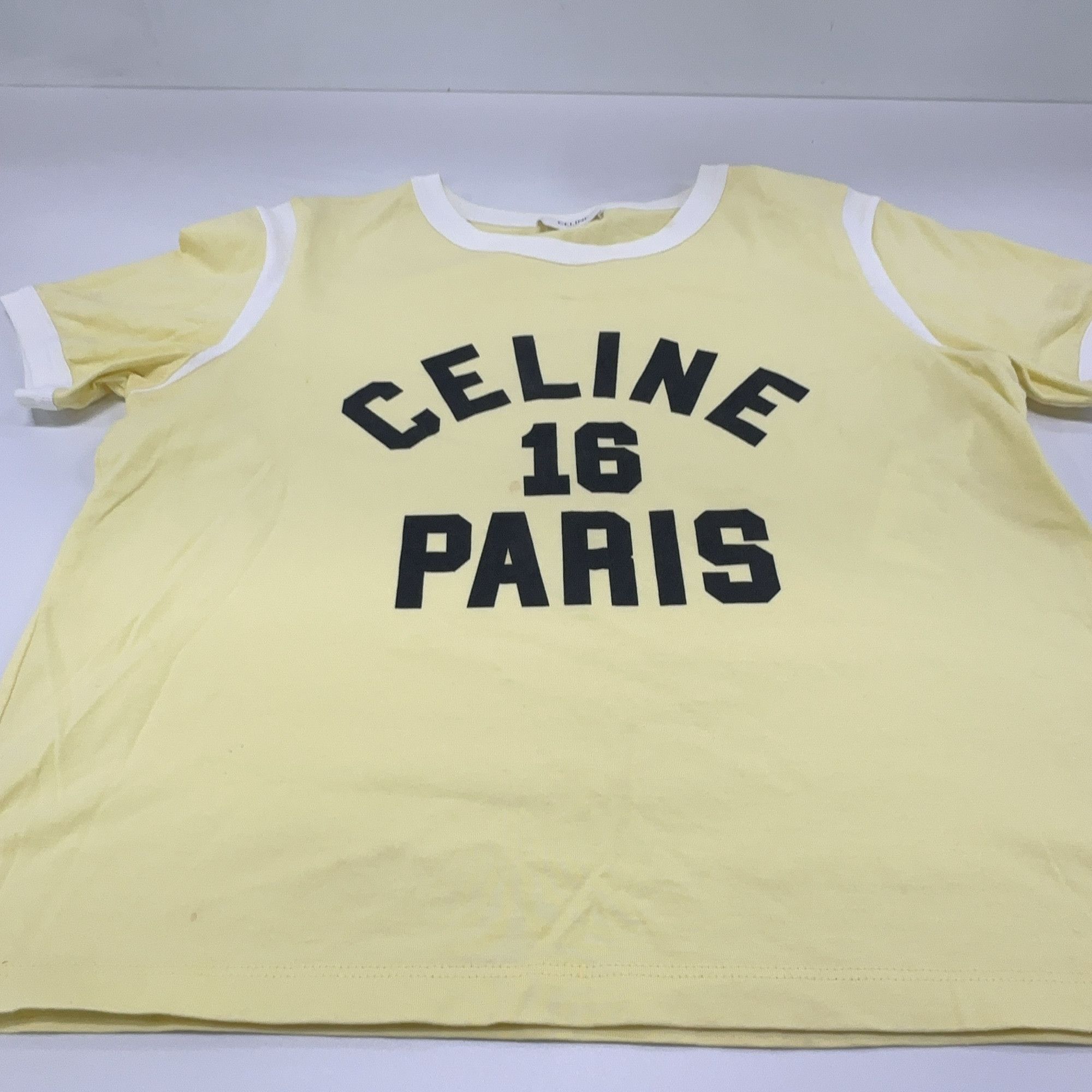 Celine Celine 16 Logo Ringer T-Shirt Size S Size S / US 4 / IT 40 - 7 Thumbnail