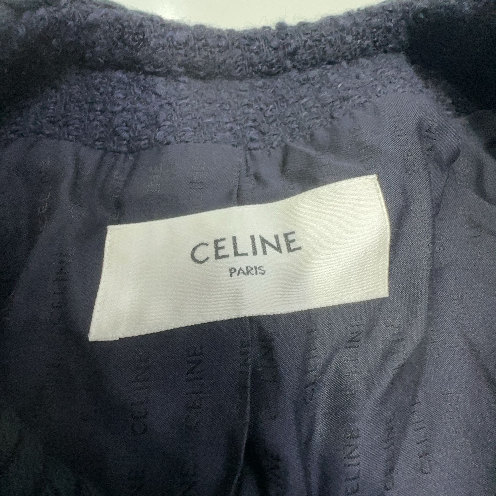 Celine Celine Gold Button Wool Blend Jacket Size 38 Size S / US 4 / IT 40 - 6 Thumbnail