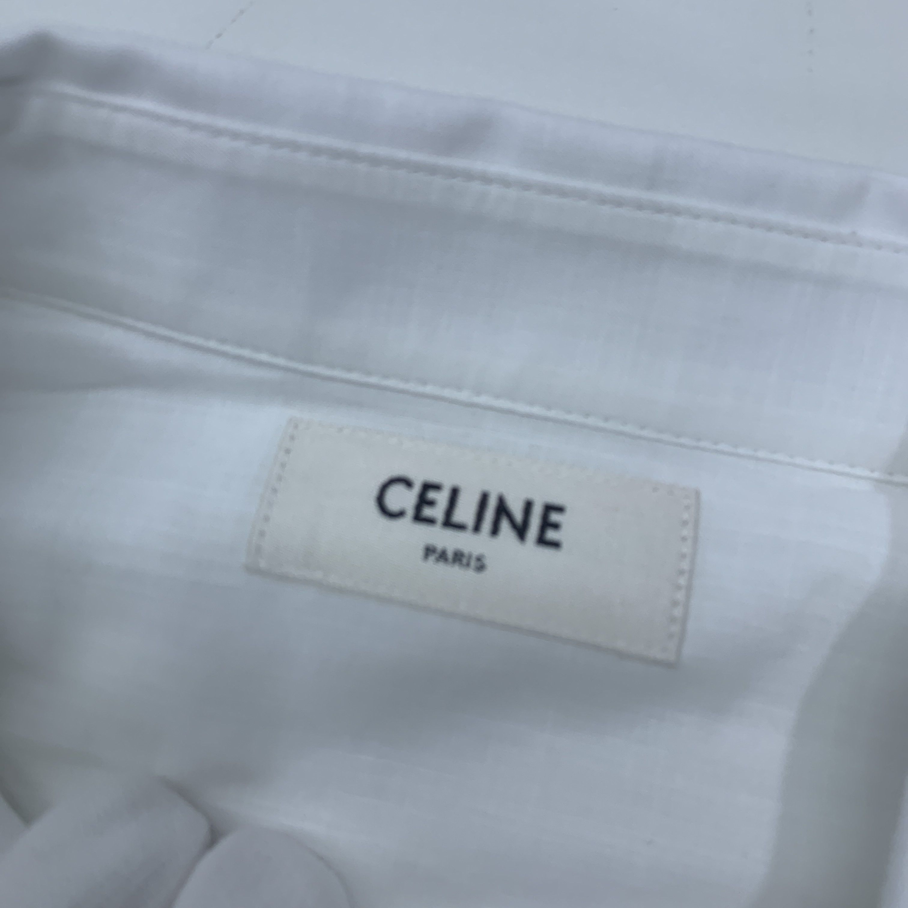 Celine Celine Cotton Button Up Shirt Size 40 Size M / US 6-8 / IT 42-44 - 3 Thumbnail