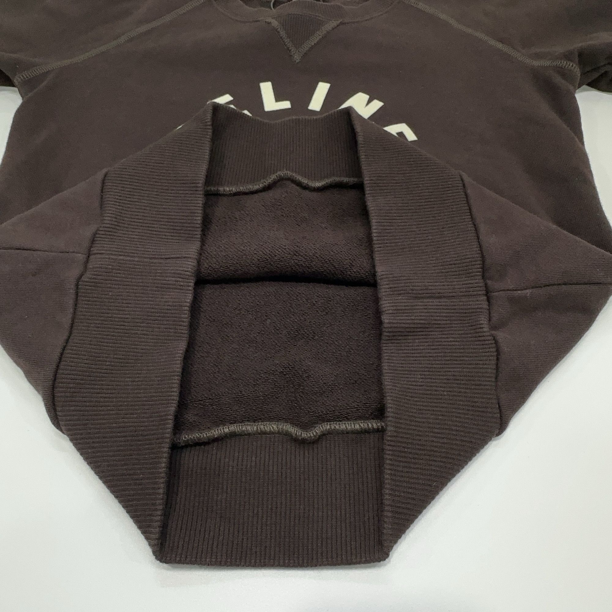Celine Celine Triomphe Logo Sweatshirt Cocoa Brown XS Size XS / US 0-2 / IT 36-38 - 9 Thumbnail