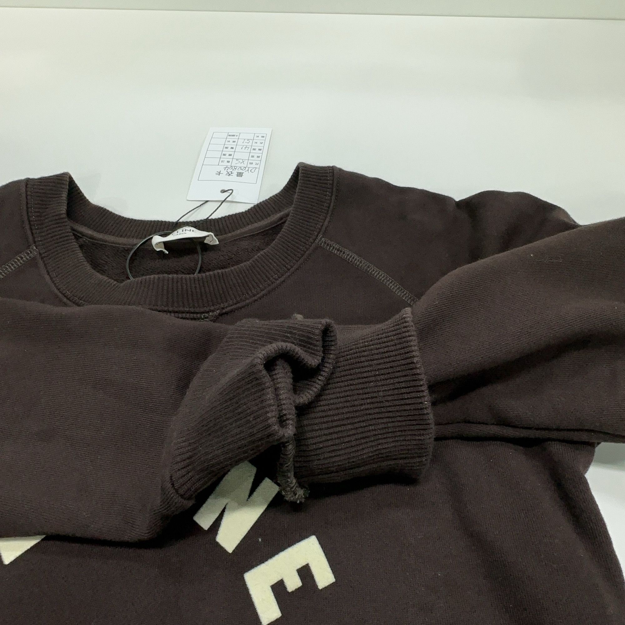 Celine Celine Triomphe Logo Sweatshirt Cocoa Brown XS Size XS / US 0-2 / IT 36-38 - 8 Thumbnail