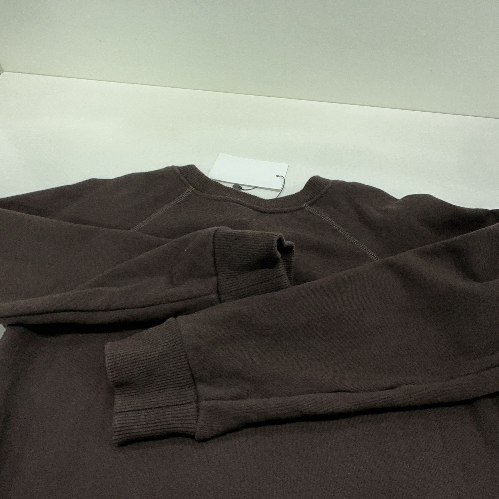 Celine Celine Triomphe Logo Sweatshirt Cocoa Brown XS Size XS / US 0-2 / IT 36-38 - 12 Thumbnail