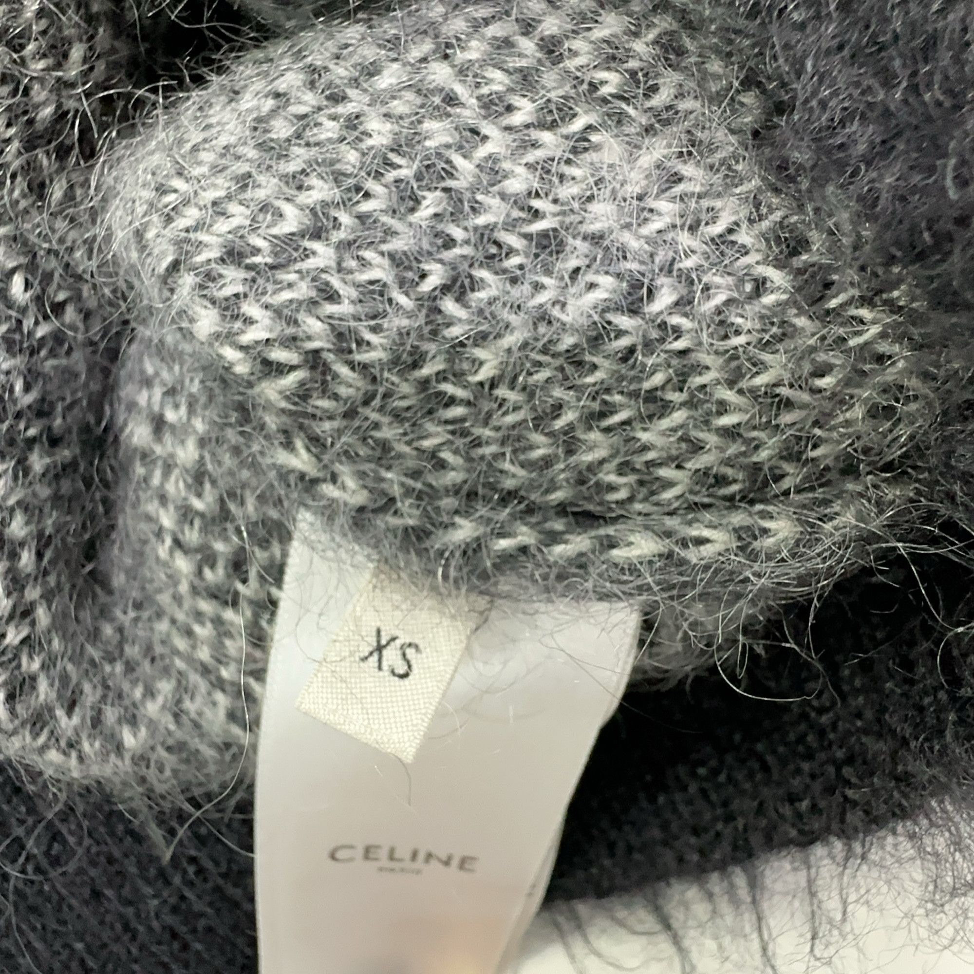 Celine Celine Horse Mohair Hoodie Size XS Size US XS / EU 42 / 0 - 5 Thumbnail