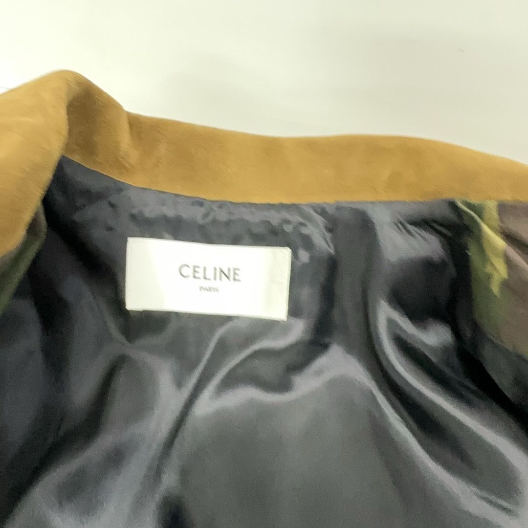 Celine Celine Camo Suede Trim Jacket Size 34 Size XS / US 0-2 / IT 36-38 - 4 Thumbnail