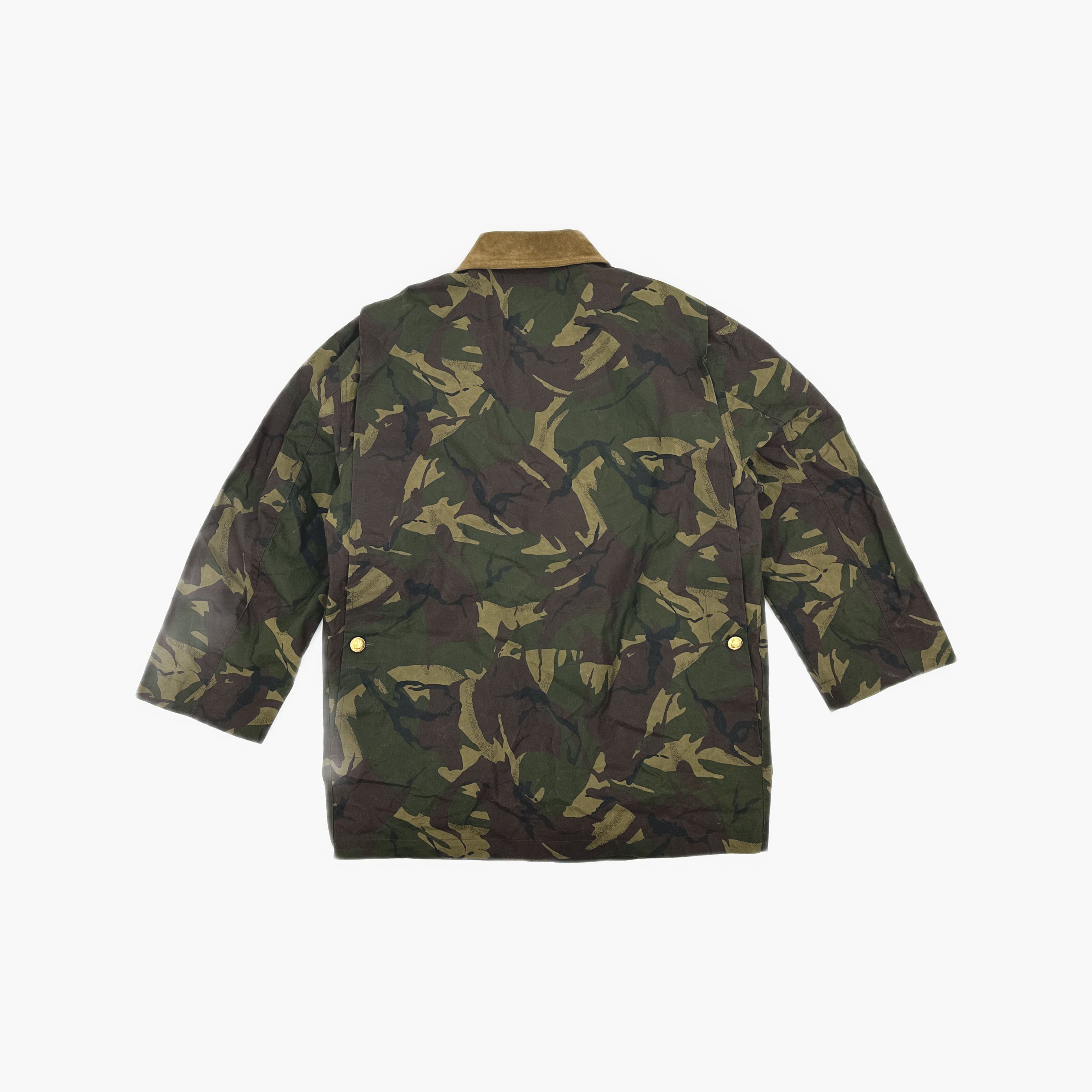 Celine Celine Camo Suede Trim Jacket Size 34 Size XS / US 0-2 / IT 36-38 - 2 Thumbnail