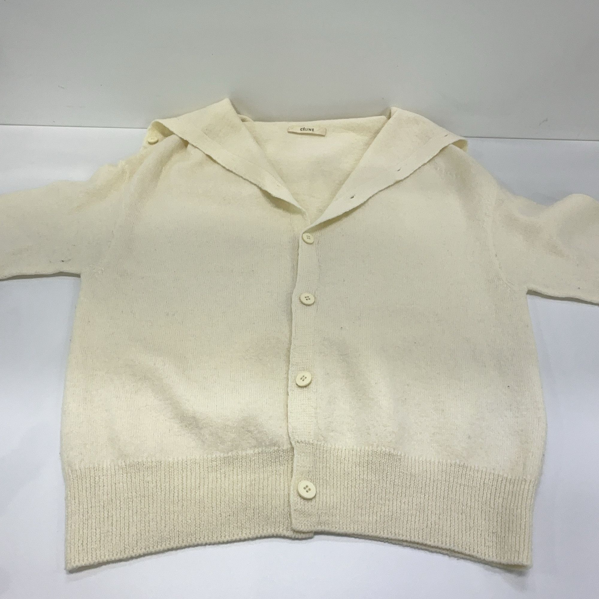 Celine Celine Wool Button Collar Sweater Size S Size S / US 4 / IT 40 - 8 Thumbnail