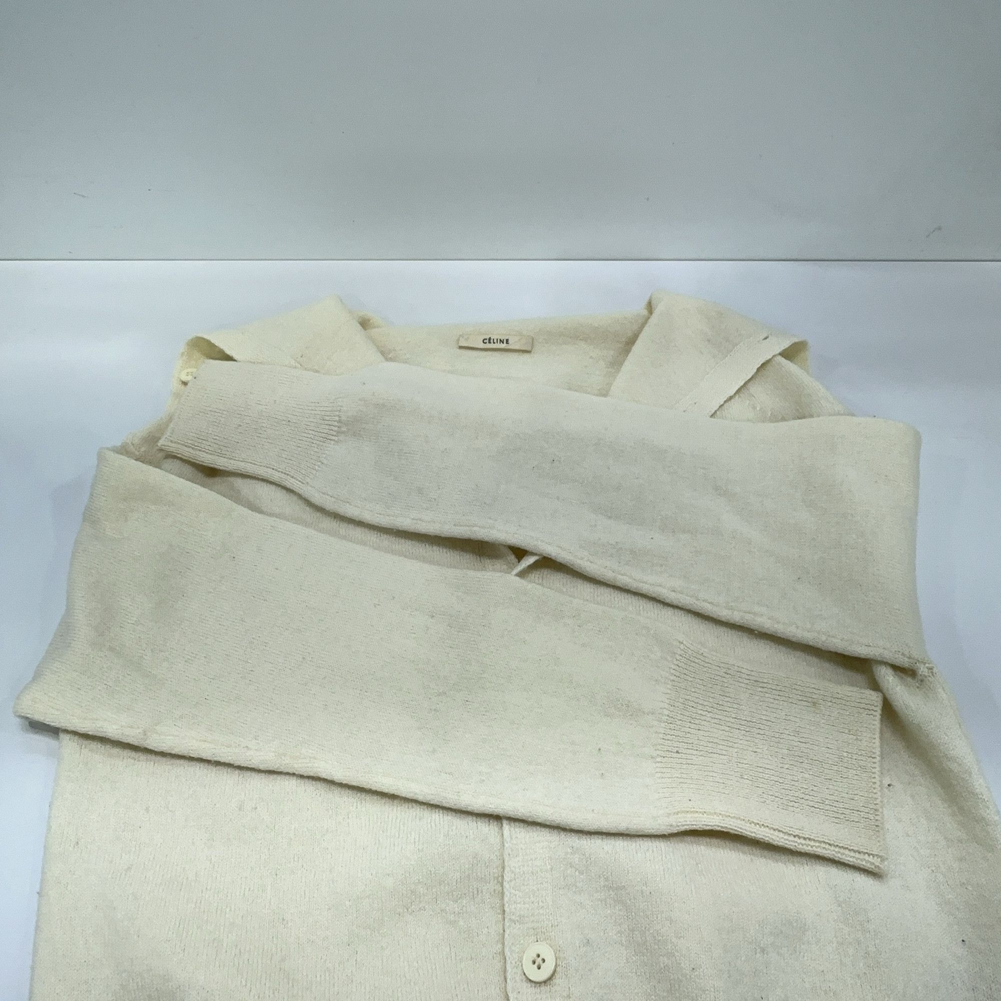 Celine Celine Wool Button Collar Sweater Size S Size S / US 4 / IT 40 - 6 Thumbnail
