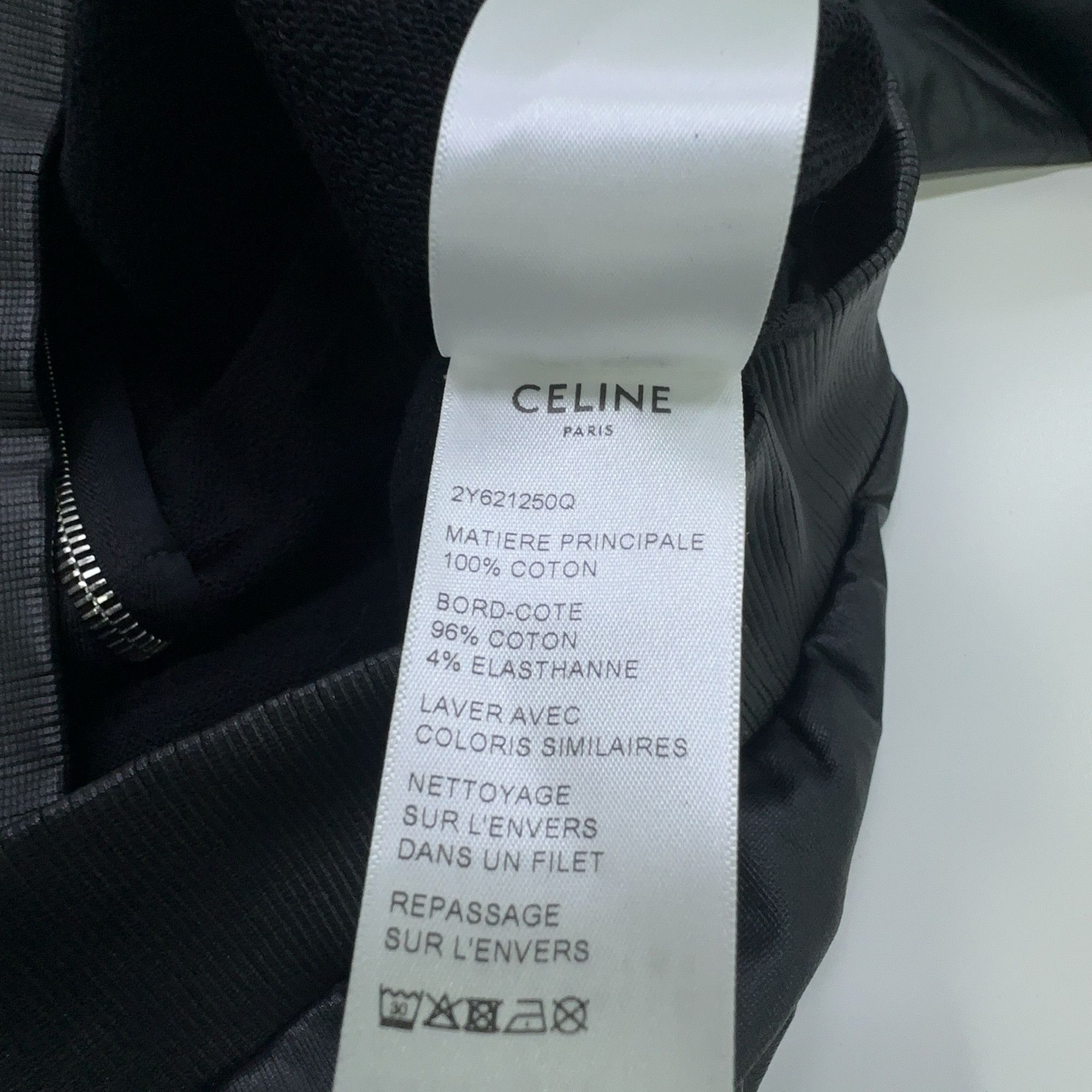 Celine Celine Logo Hooded Zip-Up Jacket Size L Size US L / EU 52-54 / 3 - 4 Thumbnail
