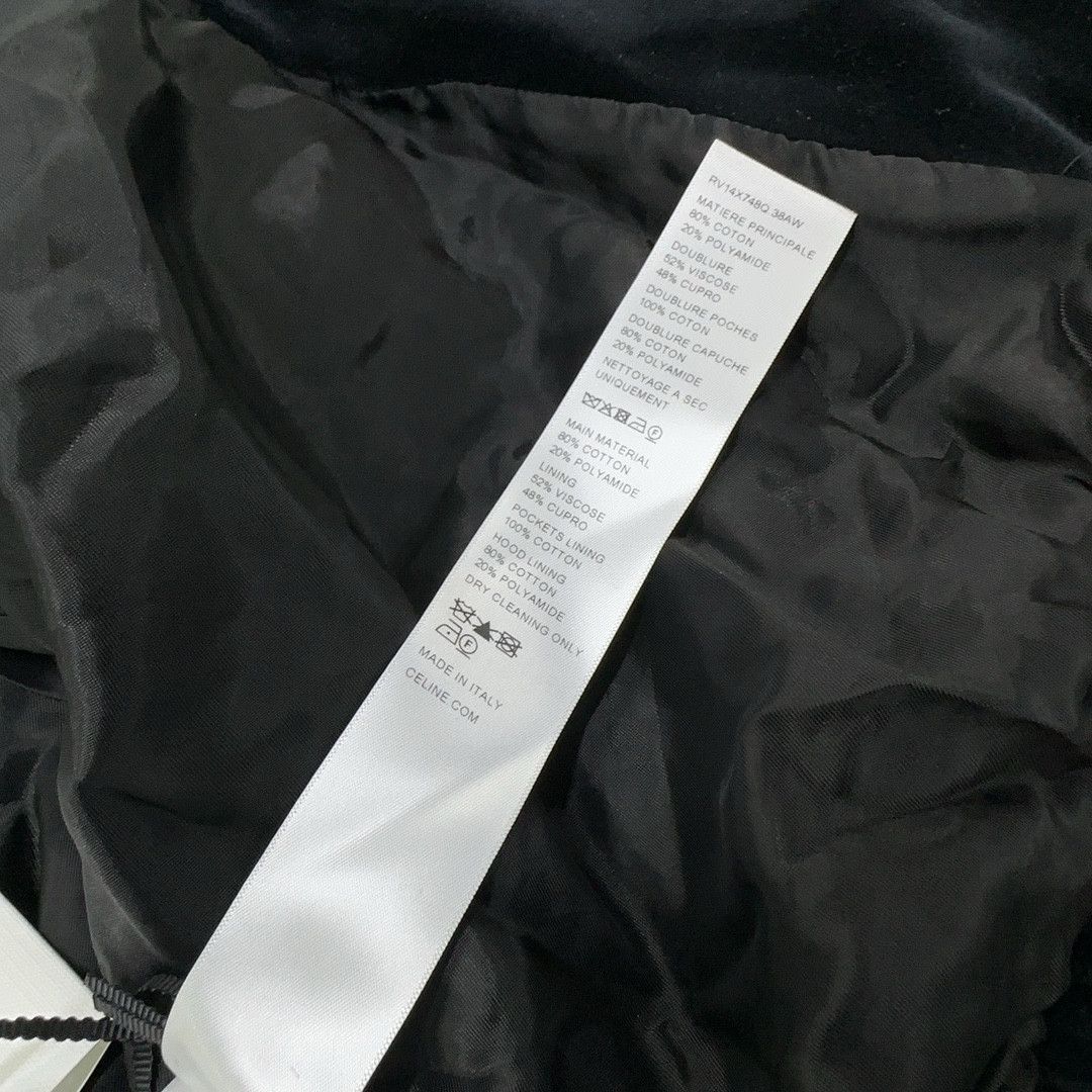 Celine Celine Velvet Zip Hoodie Size XL Size US XL / EU 56 / 4 - 5 Thumbnail