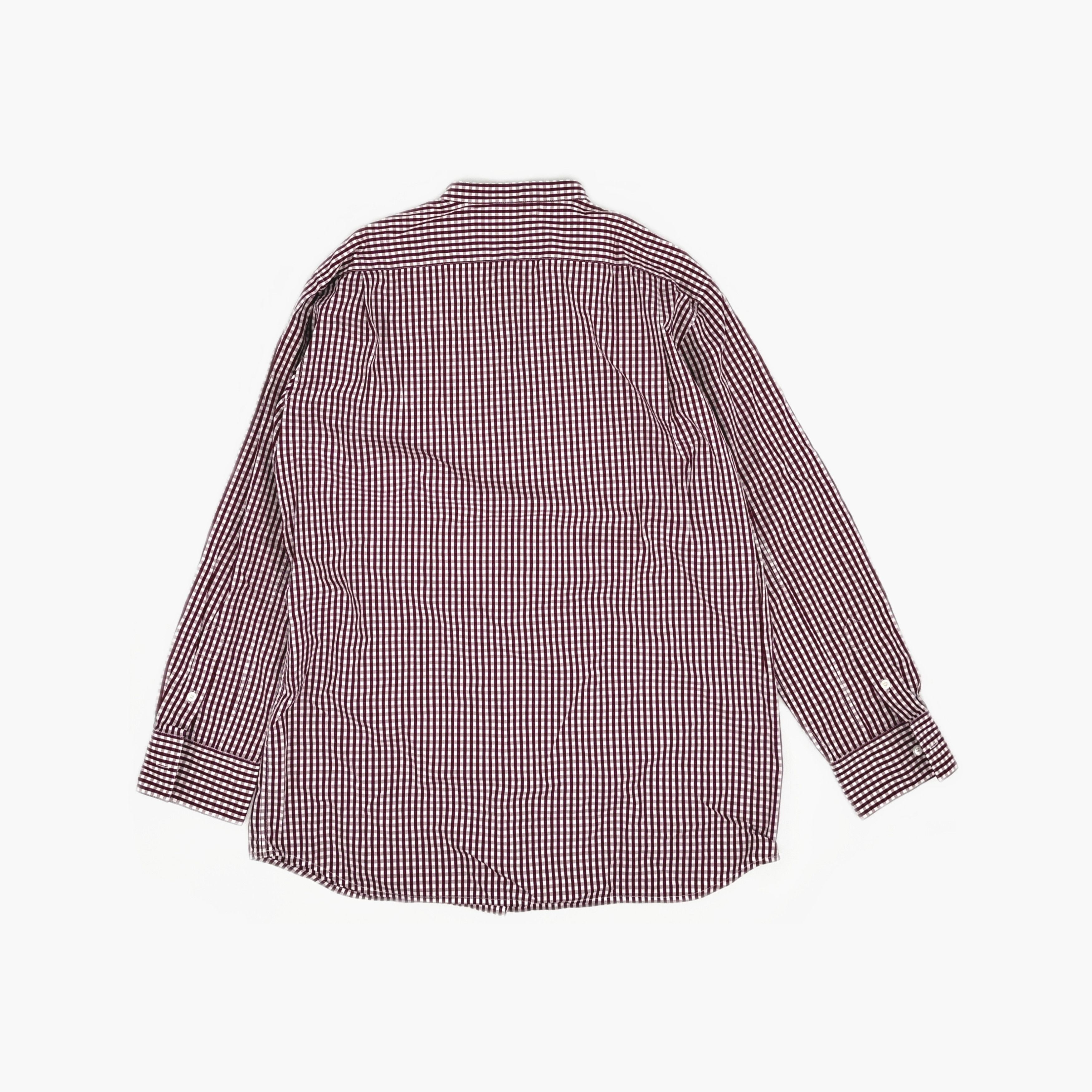 Celine Celine Purple Gingham Button Up Shirt Size 38 Size S / US 4 / IT 40 - 2 Thumbnail