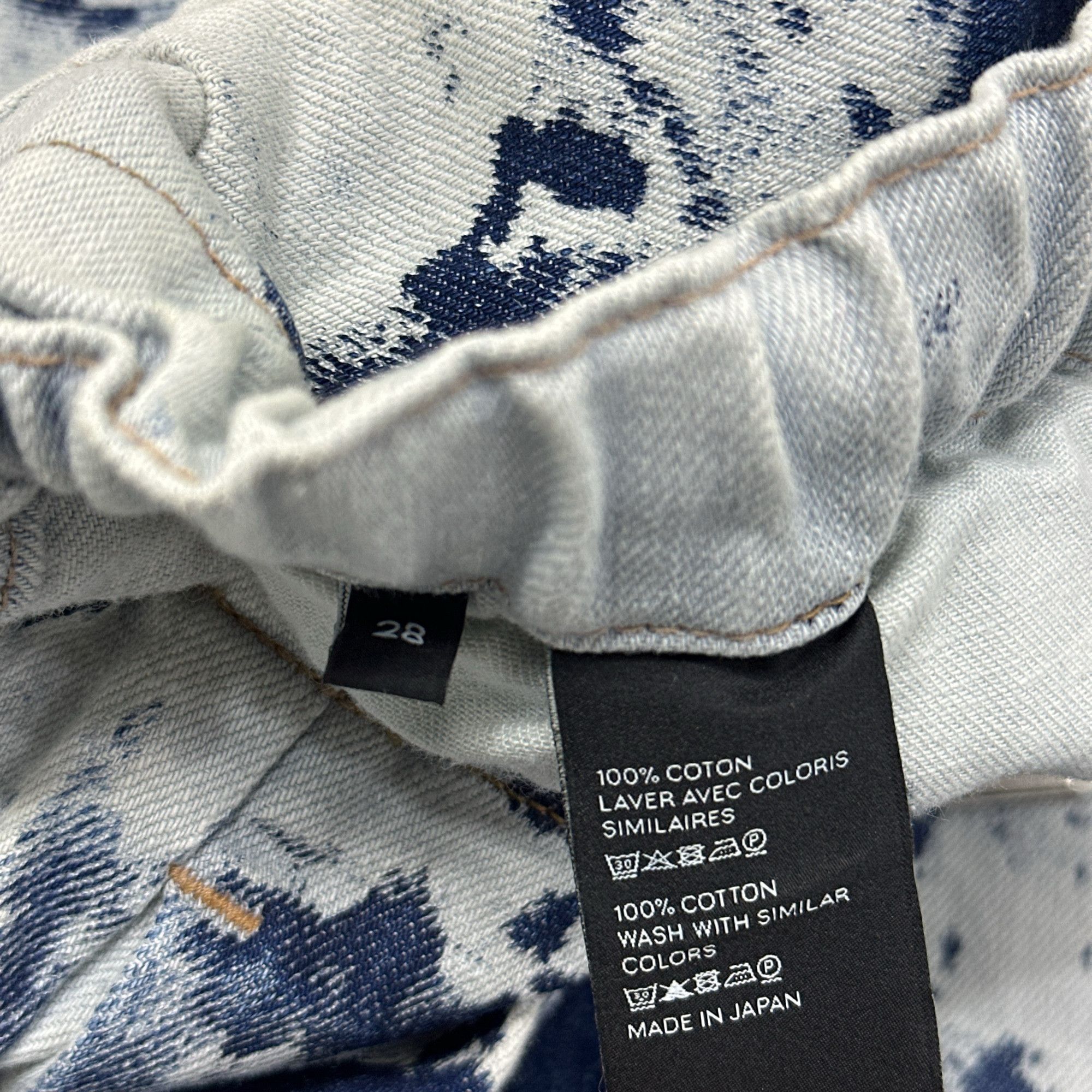 Celine CELINE Tie-Dye Denim Joggers Size 28 Size US 28 / EU 44 - 3 Thumbnail