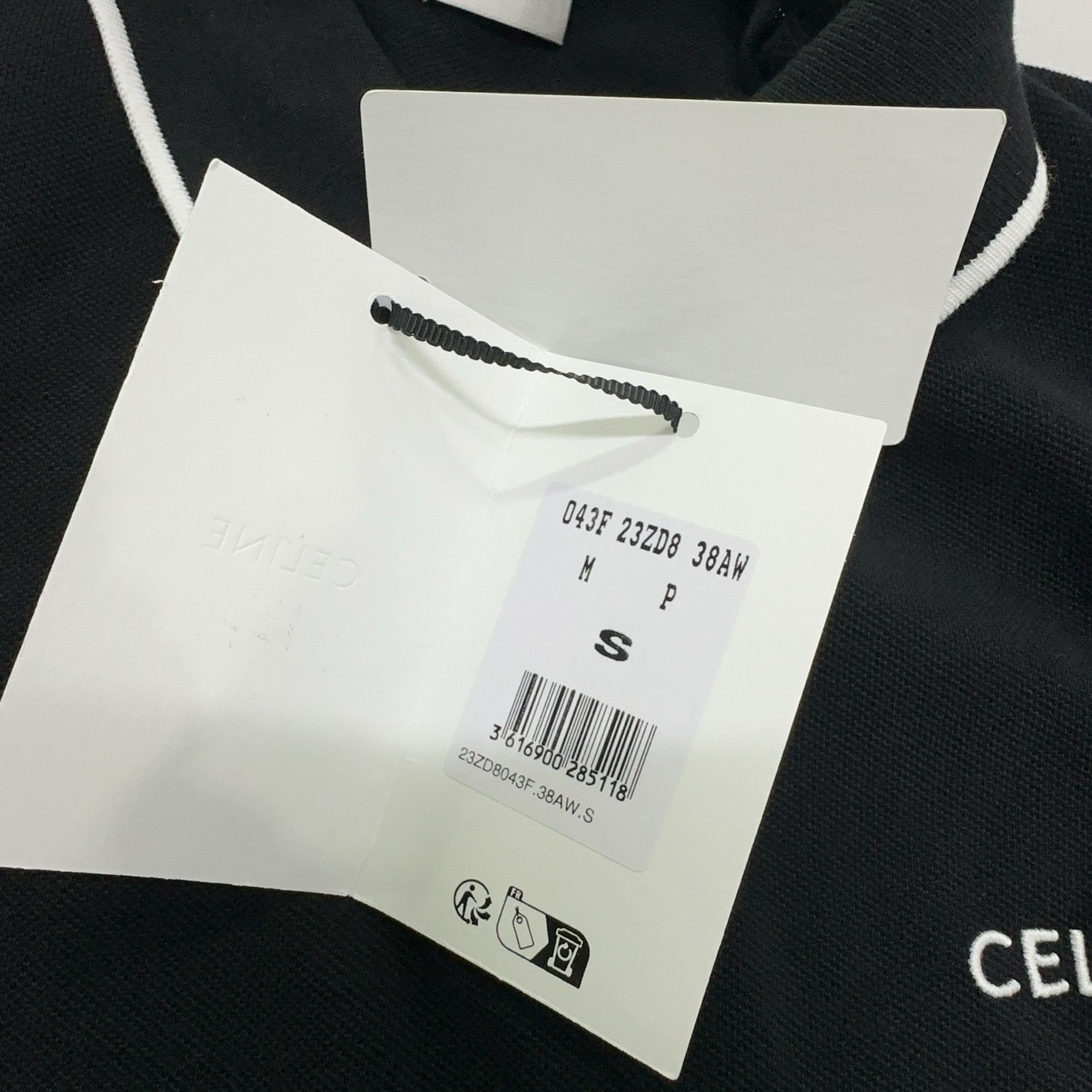 Celine CELINE Logo Embroidery Polo Shirt Size S Size US S / EU 44-46 / 1 - 5 Thumbnail