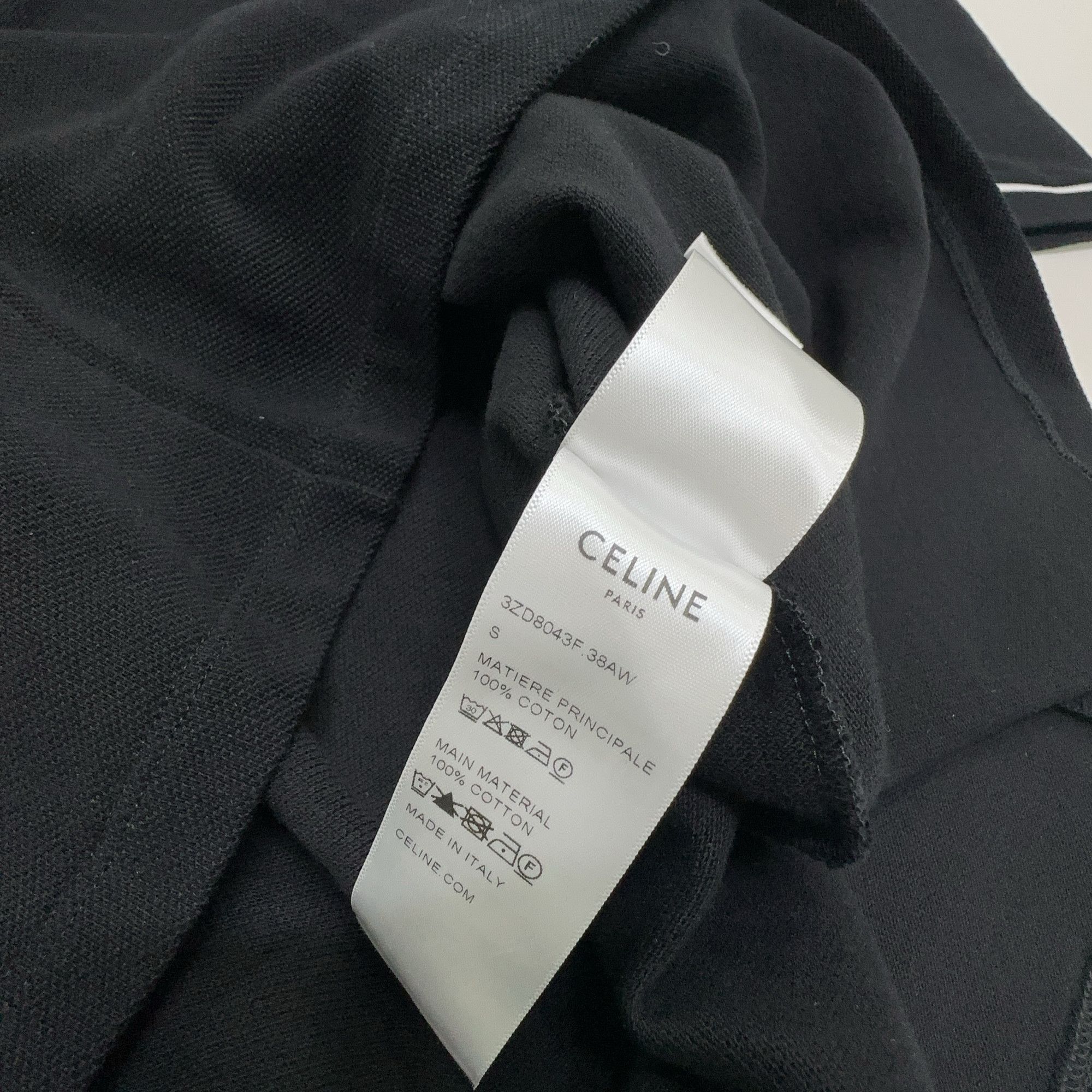 Celine CELINE Logo Embroidery Polo Shirt Size S Size US S / EU 44-46 / 1 - 3 Thumbnail