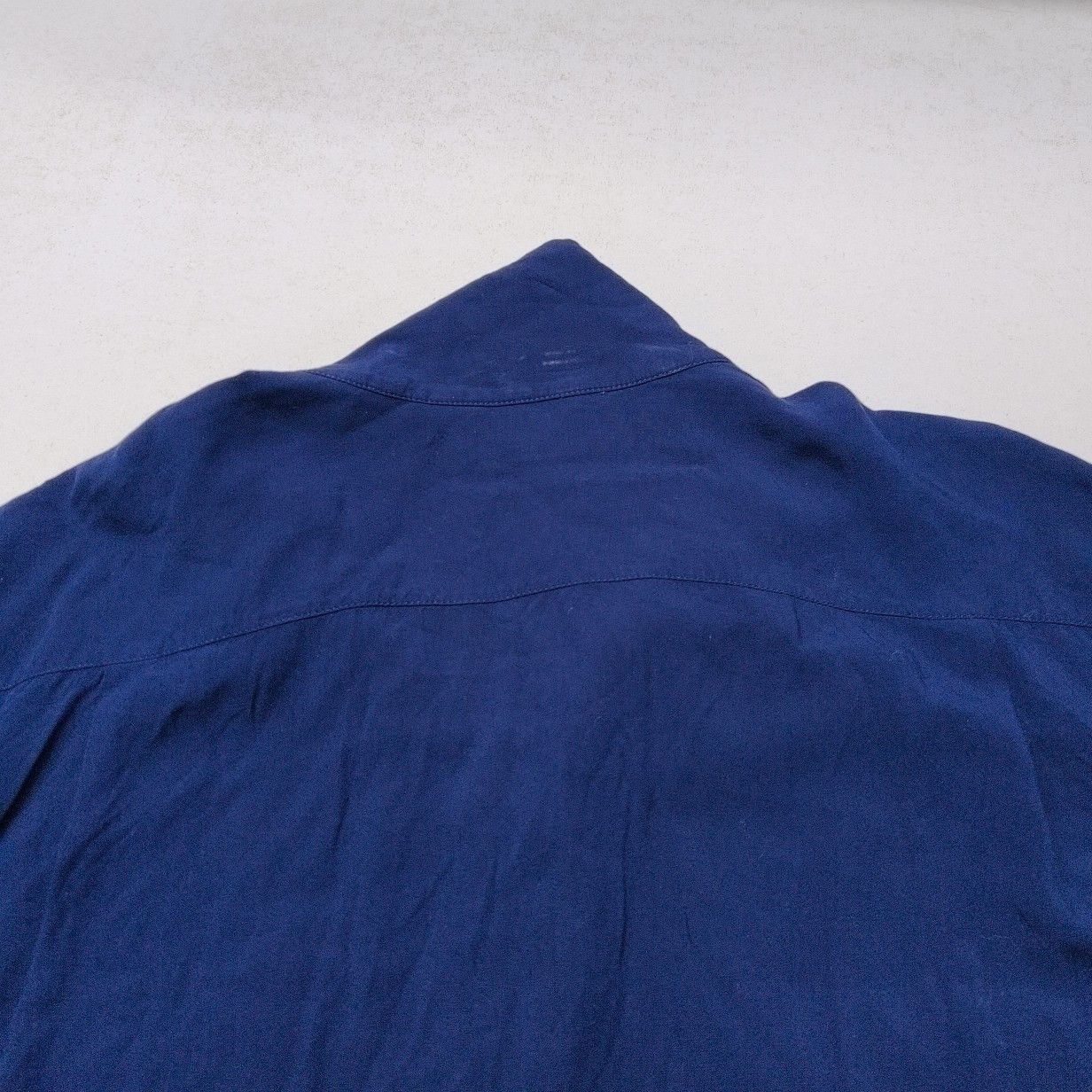 Celine CELINE Script Logo Viscose Short Sleeve Shirt Size 39 Size US M / EU 48-50 / 2 - 13 Thumbnail